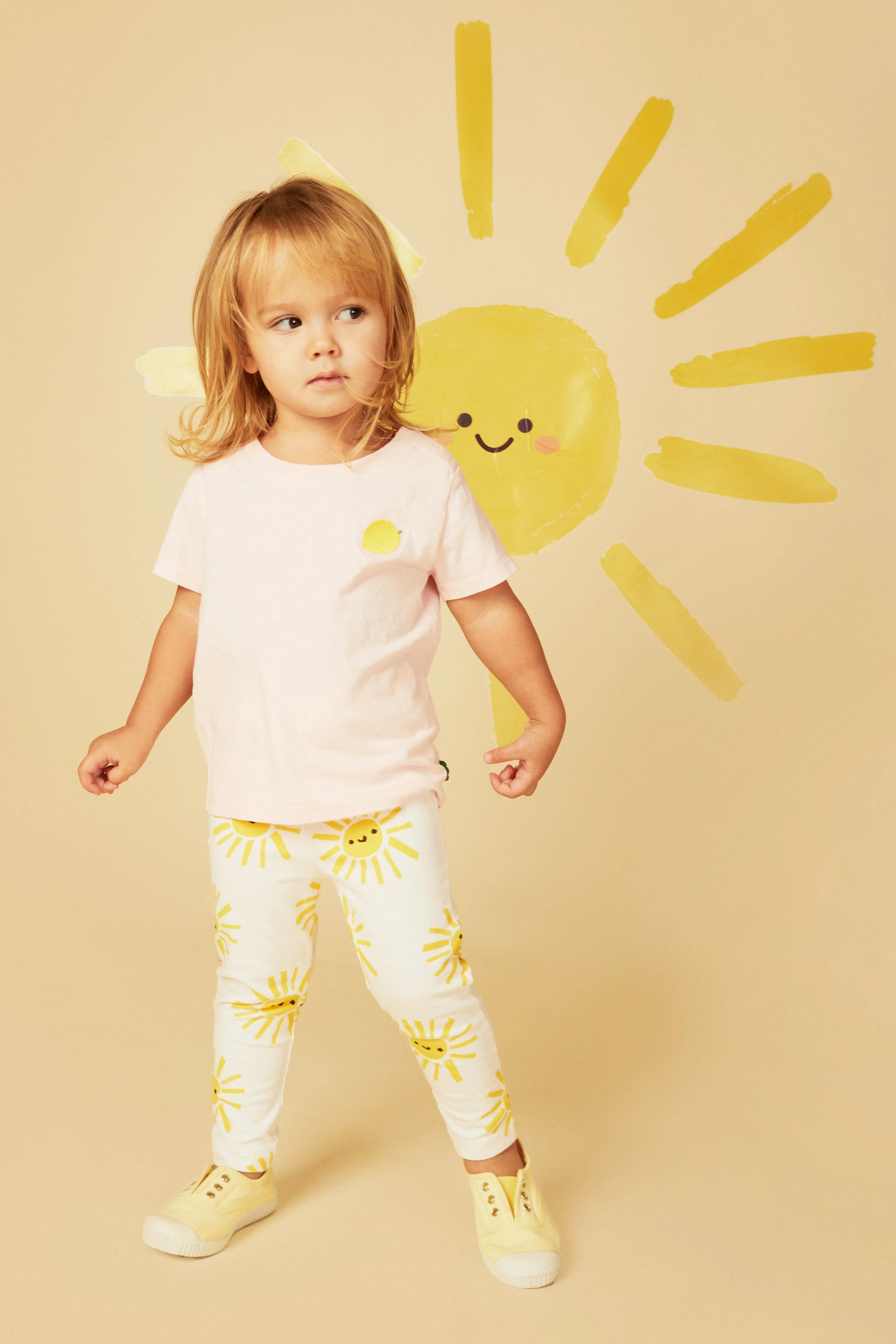 Mon Coeur Recycled Cotton Sun Baby Leggings - Image 2