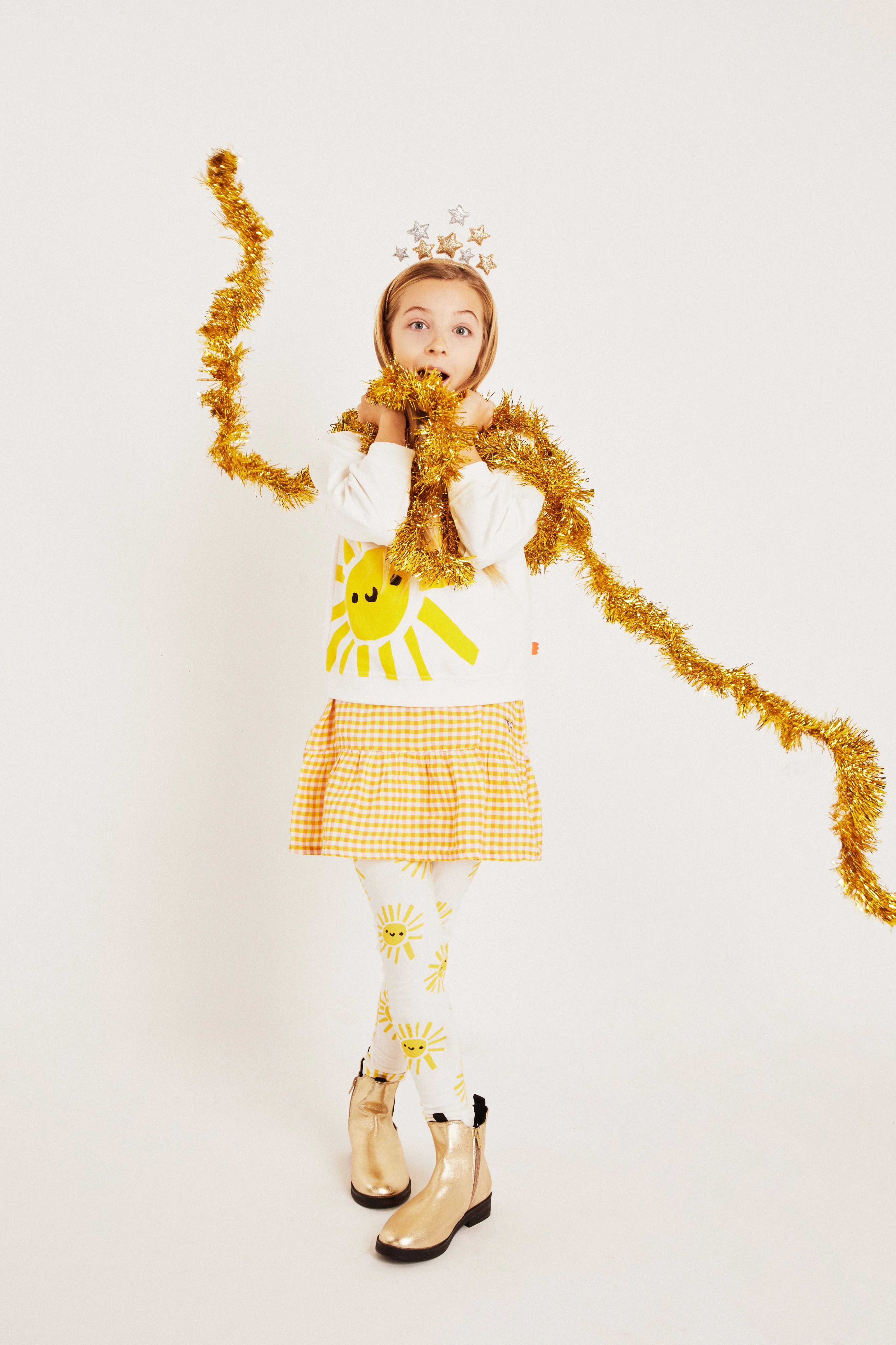 Mon Coeur Recycled Cotton Sun Kid Leggings - Image 2