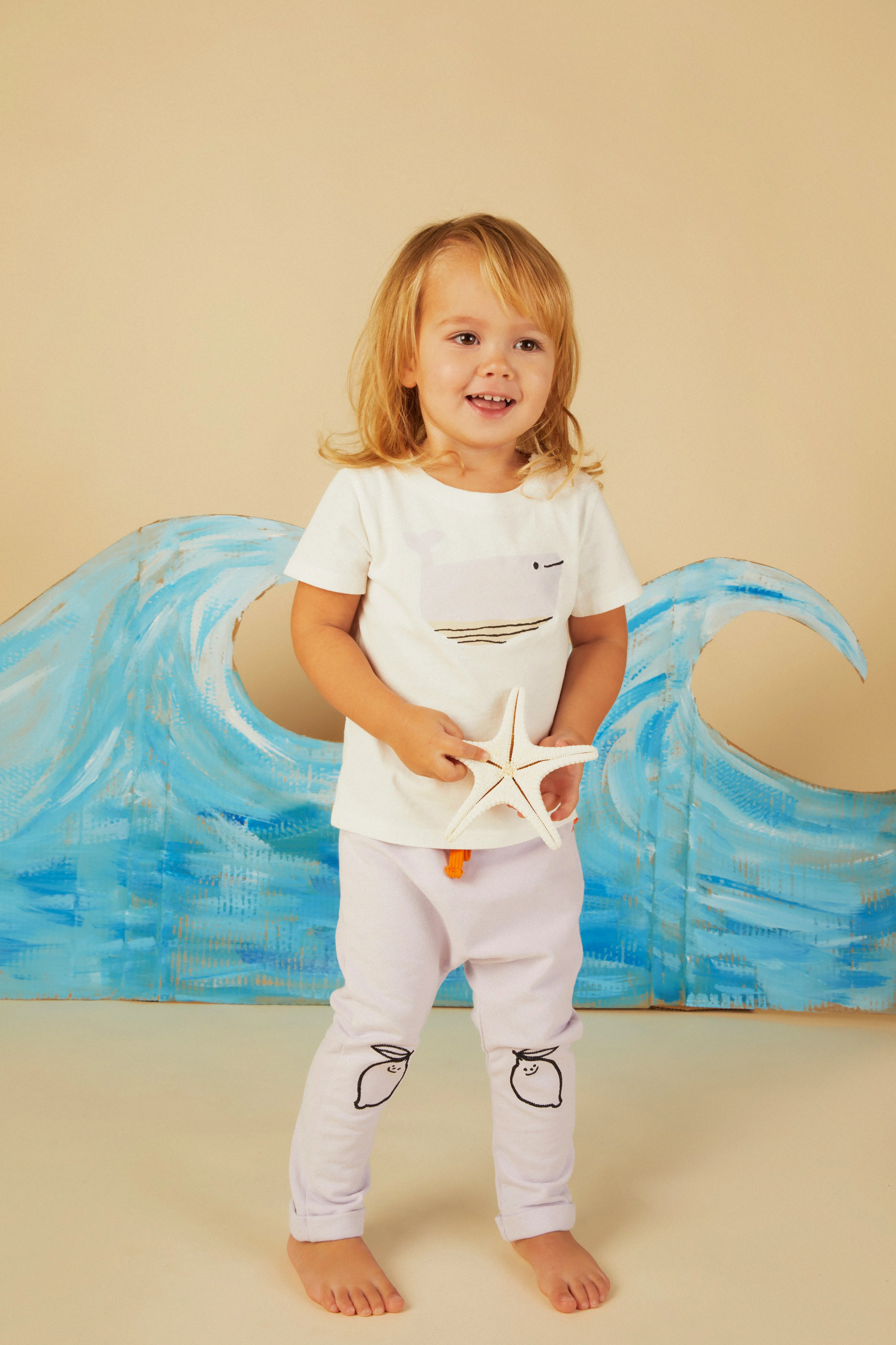 Mon Coeur Recycled Cotton Whale Baby T-Shirt - Image 2