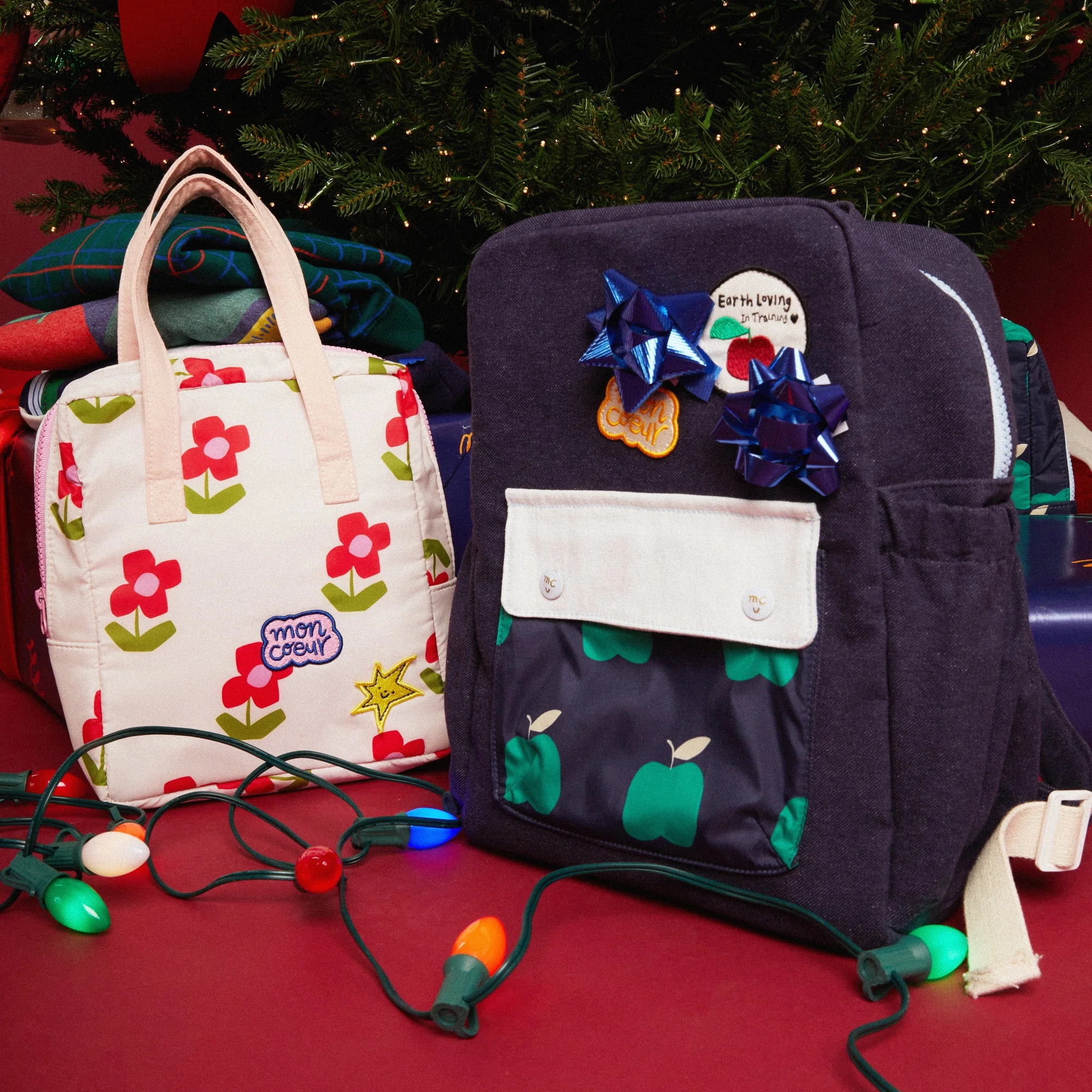 Mon Coeur Recycled Materials Apple Backpack - Image 2