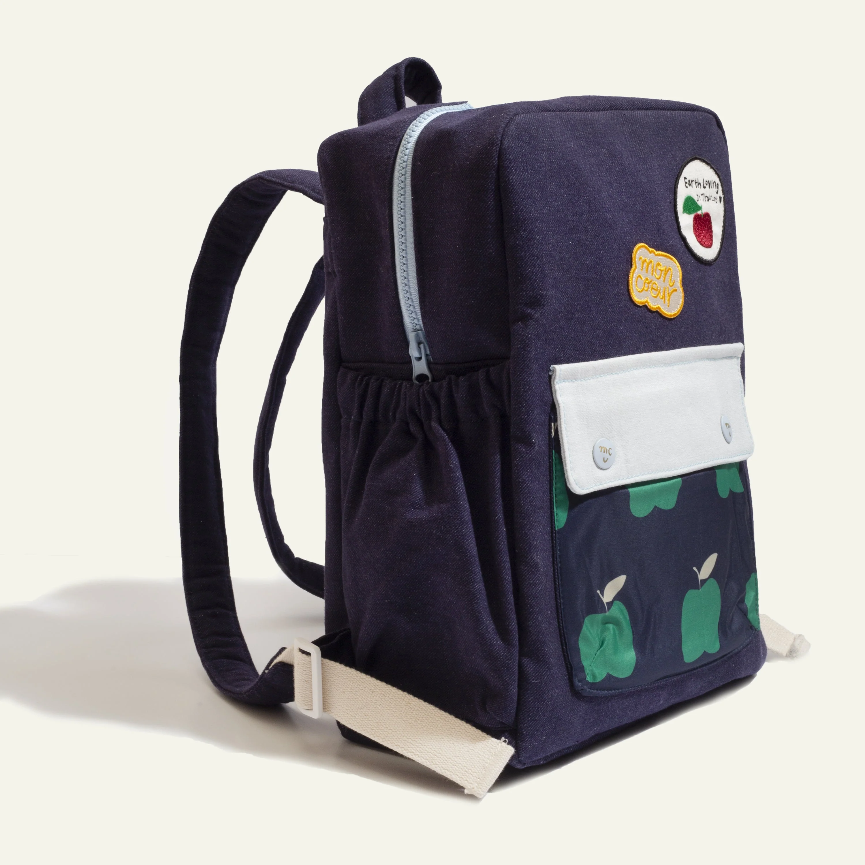 Mon Coeur Recycled Materials Apple Backpack - Image 3