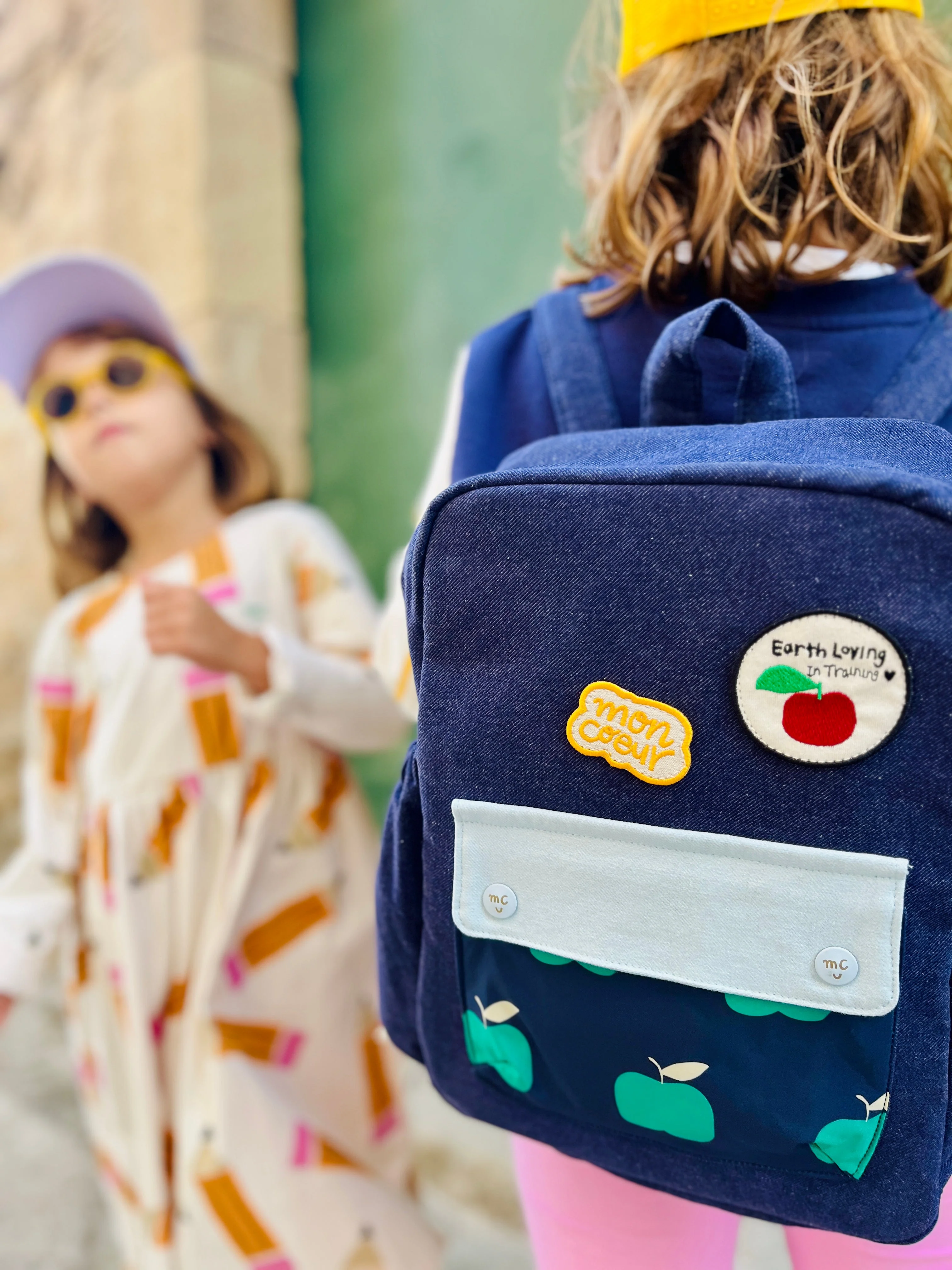 Mon Coeur Recycled Materials Apple Backpack - Image 8