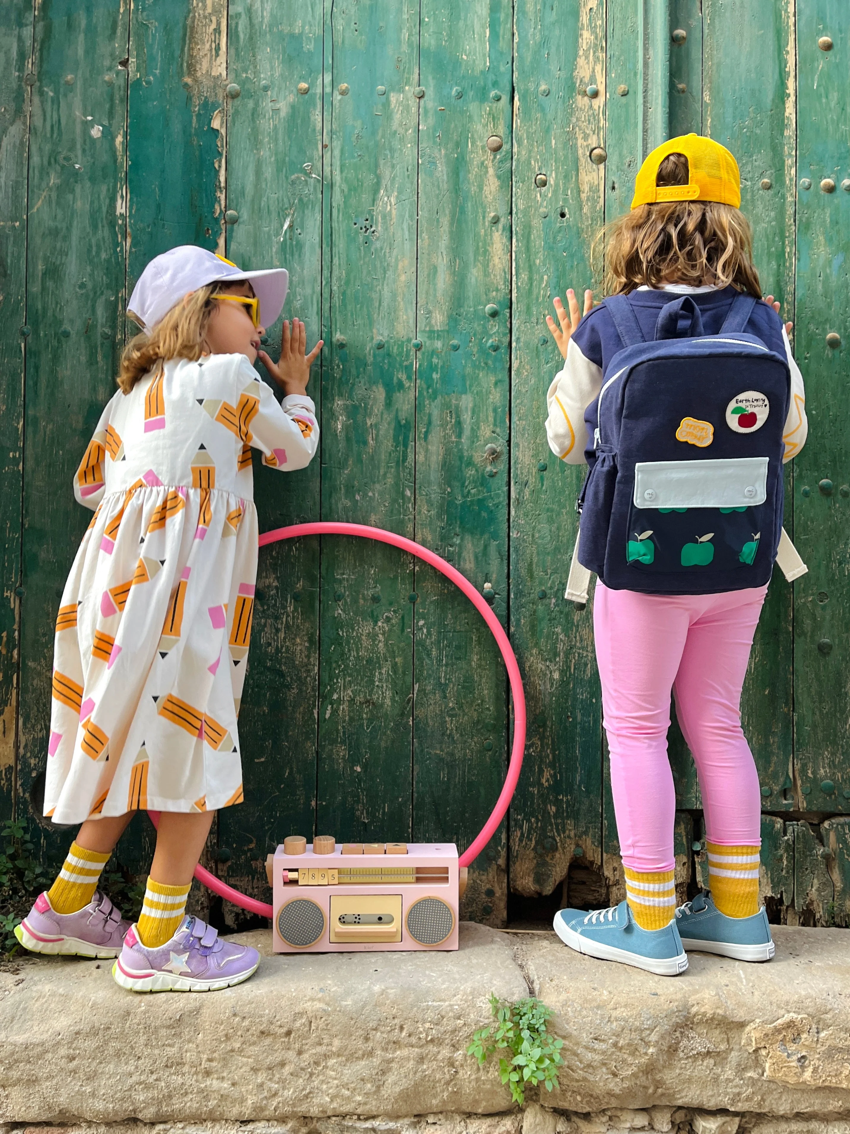 Mon Coeur Recycled Materials Apple Backpack - Image 9