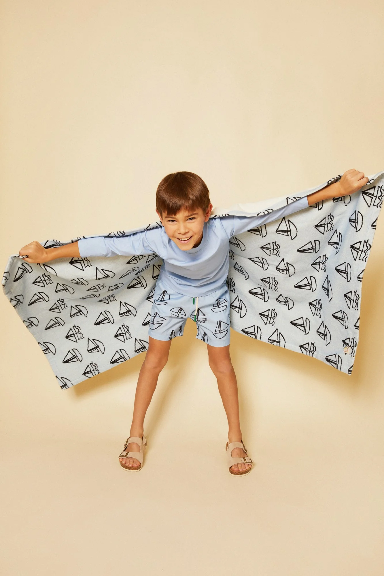 Mon Coeur Sailboats Swim Trunk - Image 3