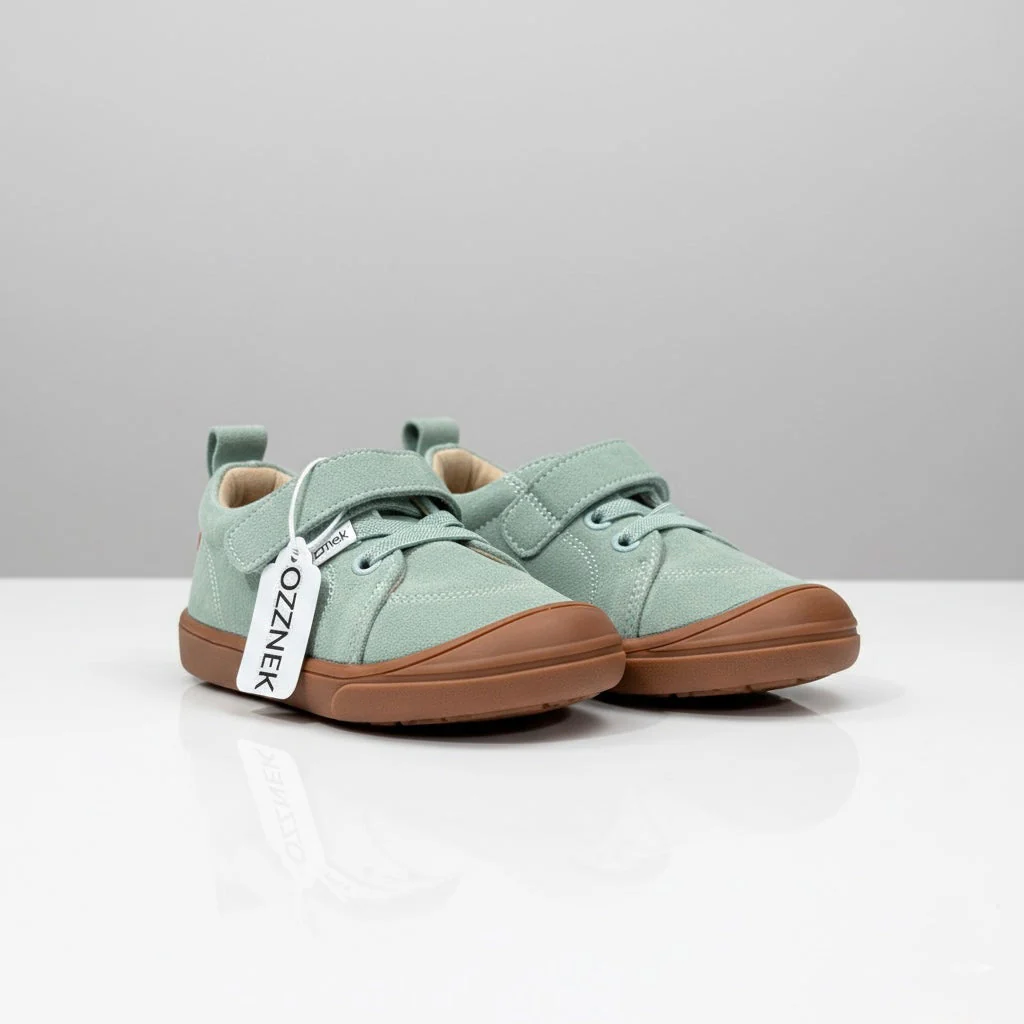 Ozznek Shoes  Moss Suede Sneakers – Everyday Barefoot Sneakers for Toddlers & Kids - Image 3