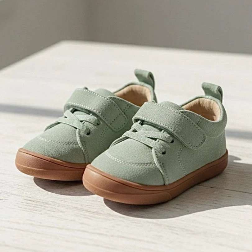 Ozznek Shoes  Moss Suede Sneakers – Everyday Barefoot Sneakers for Toddlers & Kids - Image 4