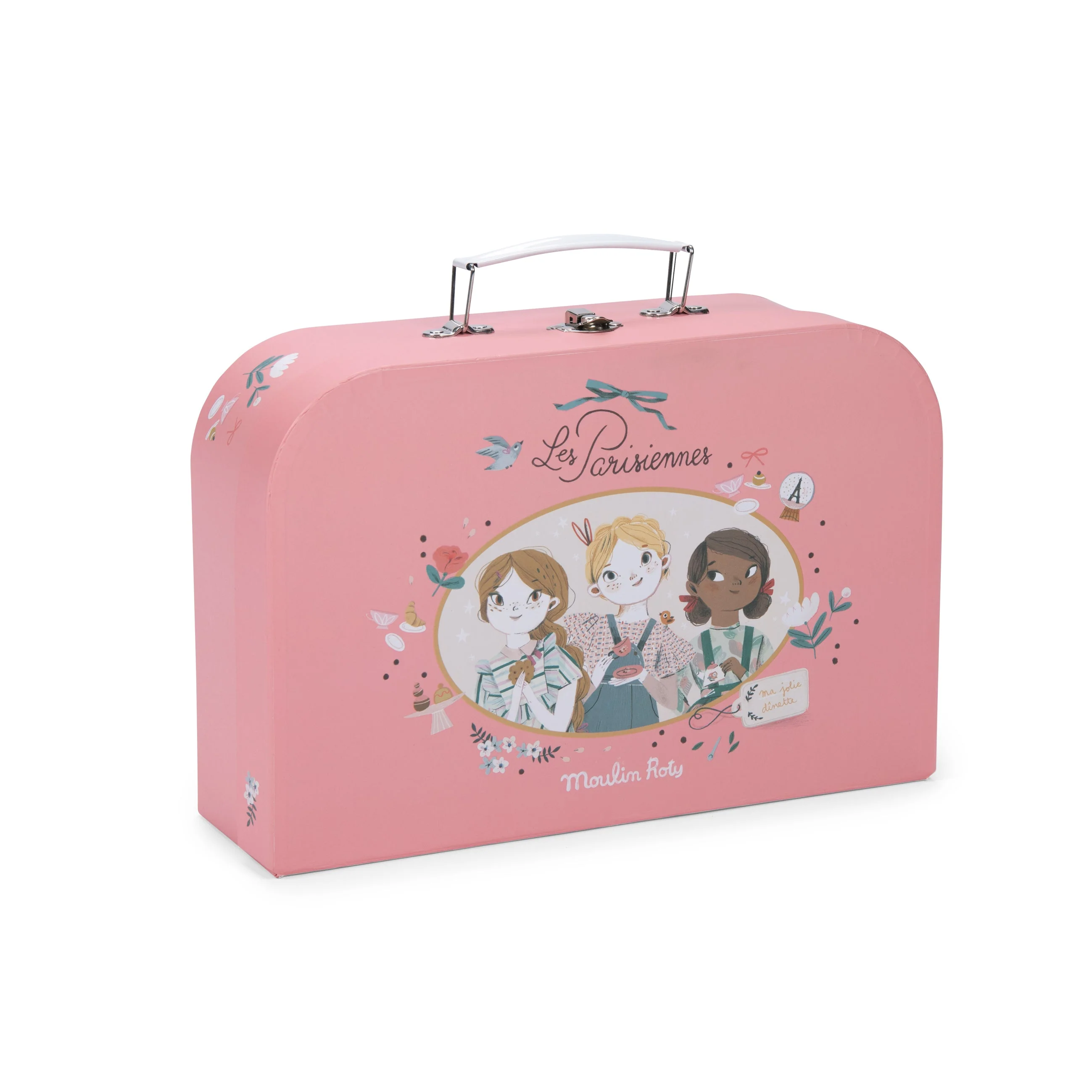 Moulin Roty Suitcase - New Tea Party Metal Set The Parisiennes - Image 4