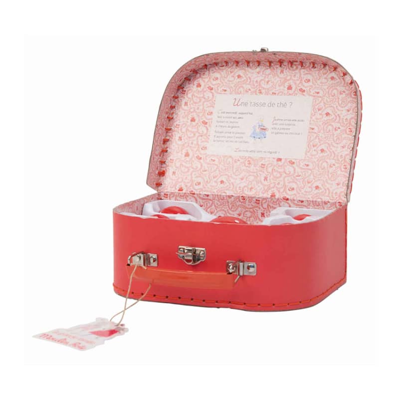 Moulin Roty Suitcase - Tea Party Ceramic Set The Big Family - Image 2