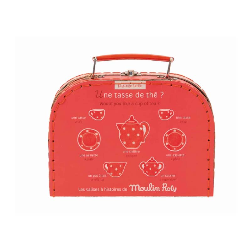 Moulin Roty Suitcase - Tea Party Ceramic Set The Big Family - Image 6