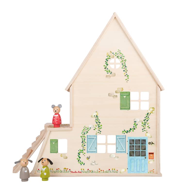 Moulin Roty Wooden Playhouse The Big Family - Image 3