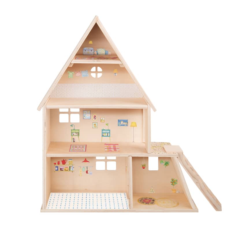 Moulin Roty Wooden Playhouse The Big Family - Image 9