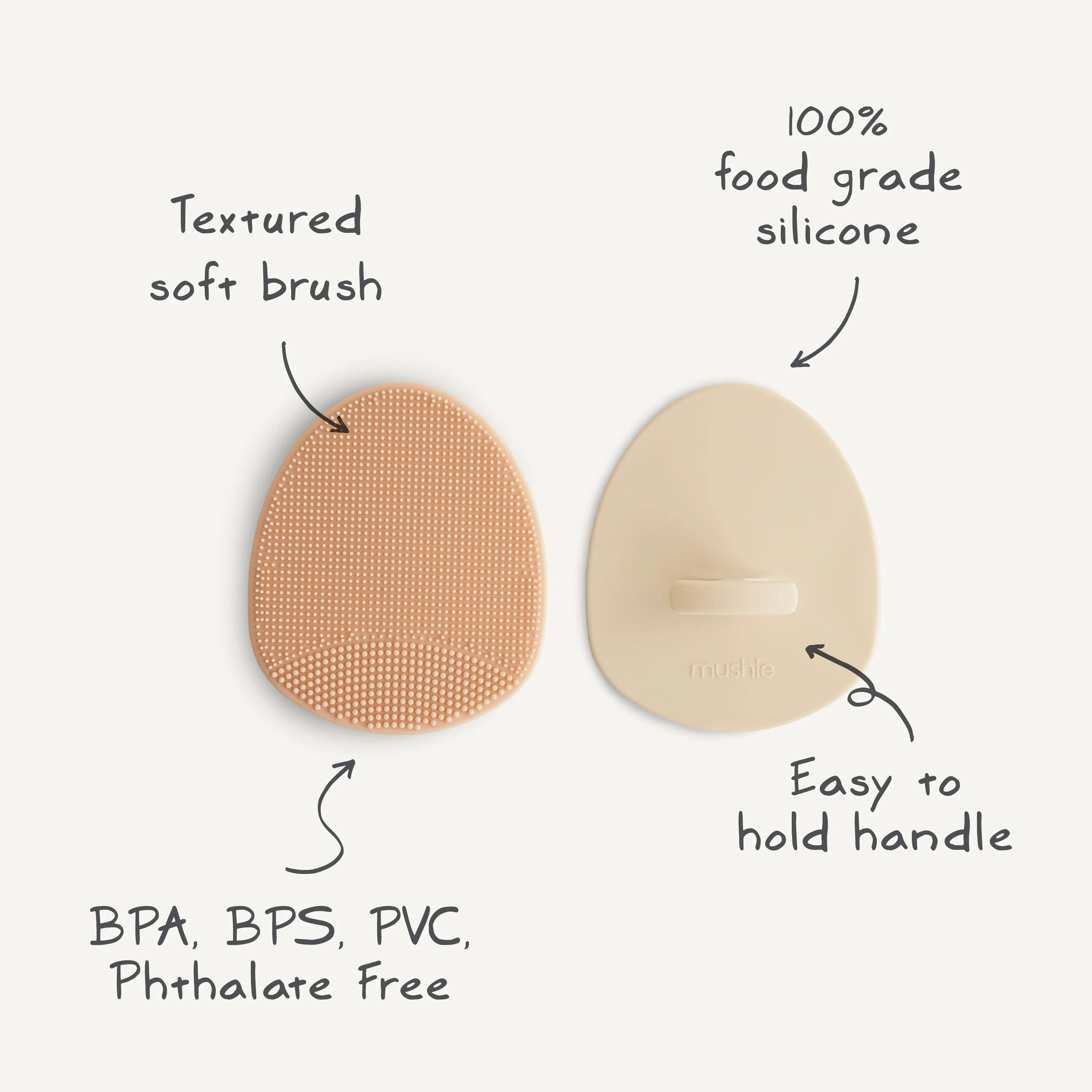 Mushie Cradle Cap Brushes - Image 5