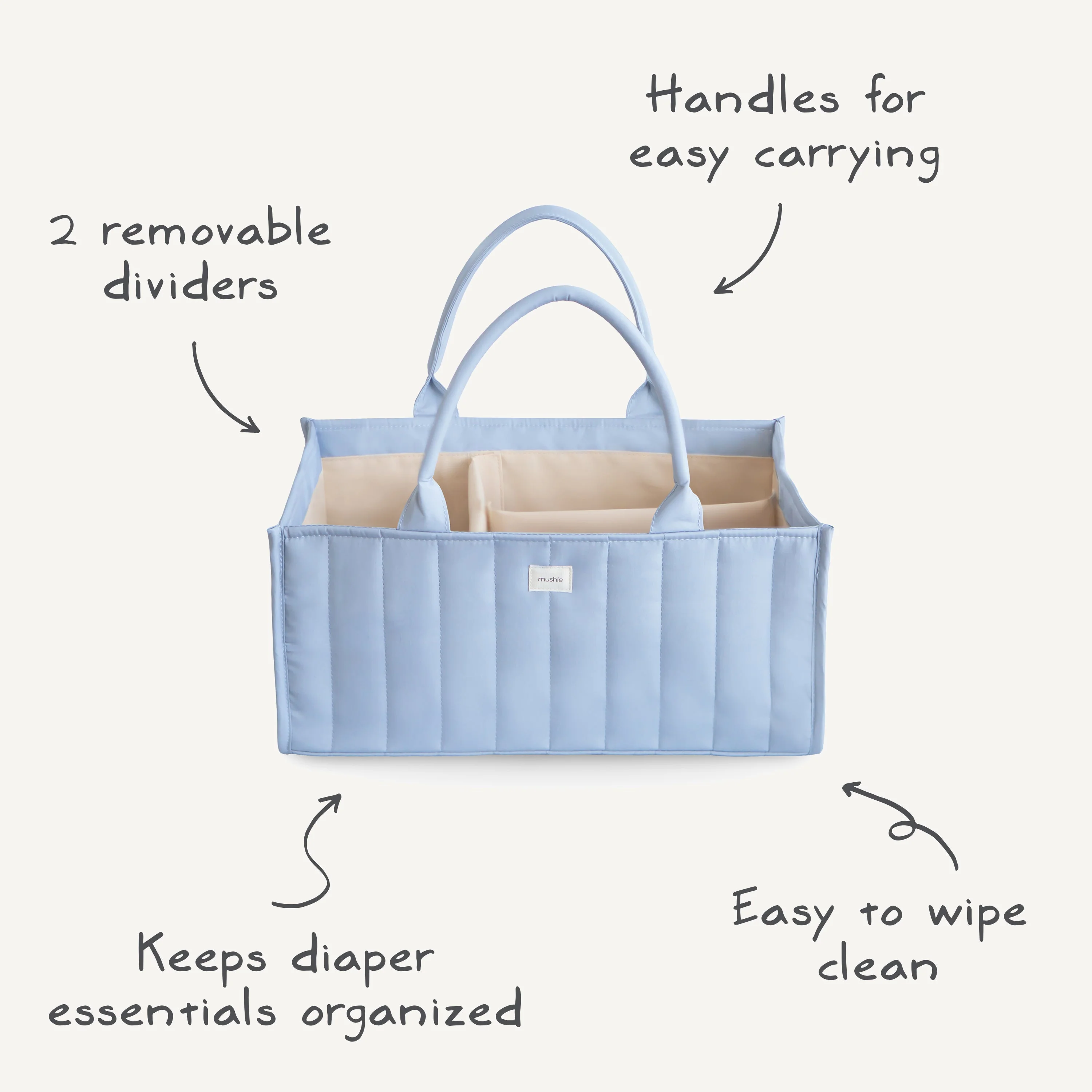 Mushie Diaper Caddy - Image 7