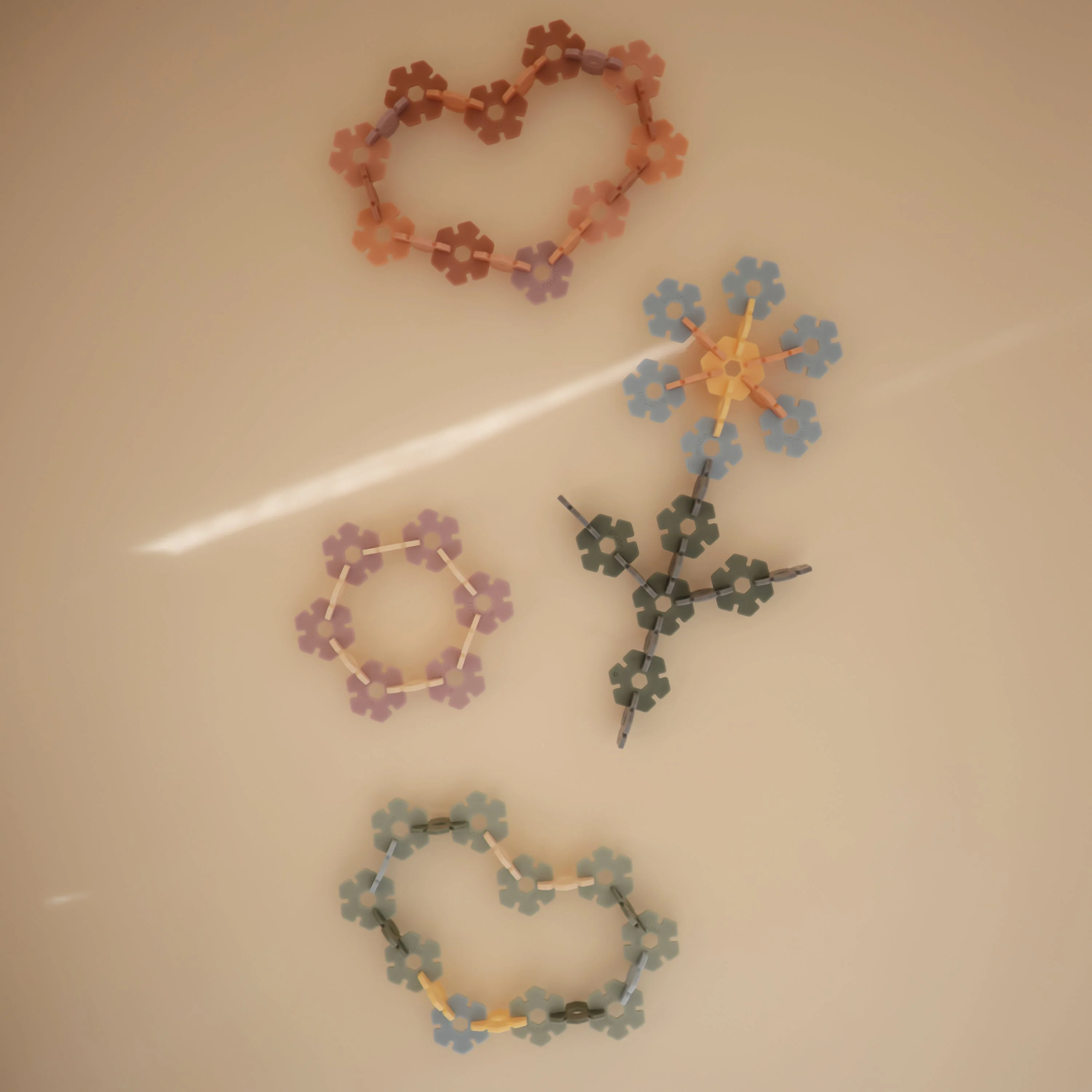 Mushie HEX Connect Building Toy Set - Image 8