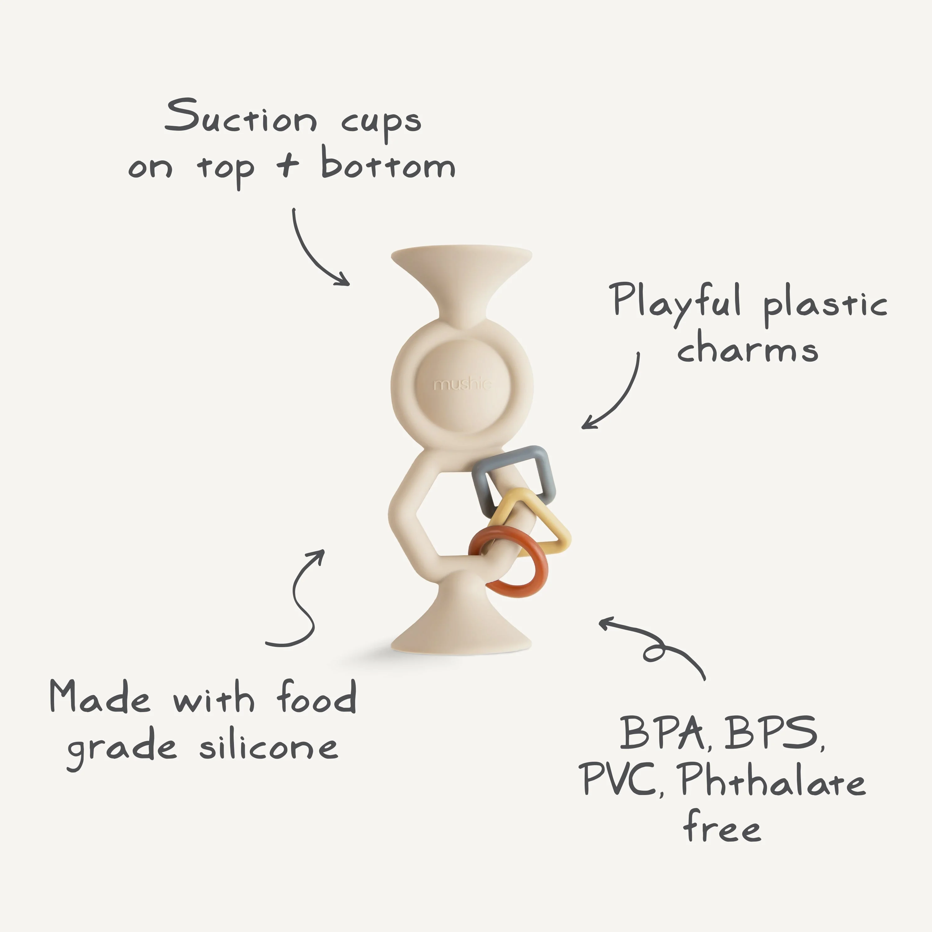 Mushie HexaPop Suction Toy - Image 16