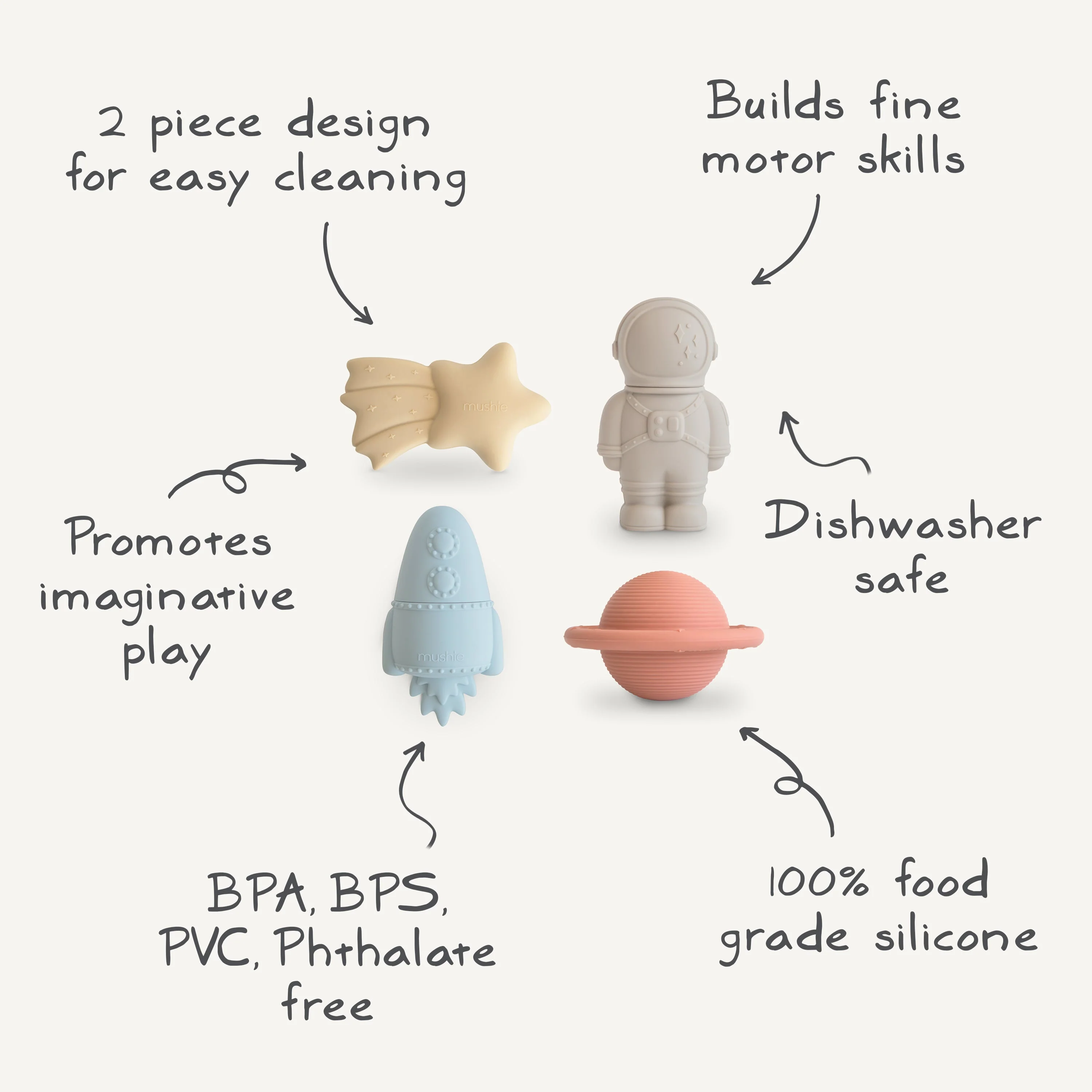 Mushie Mold Free Bath Play Set - Image 10