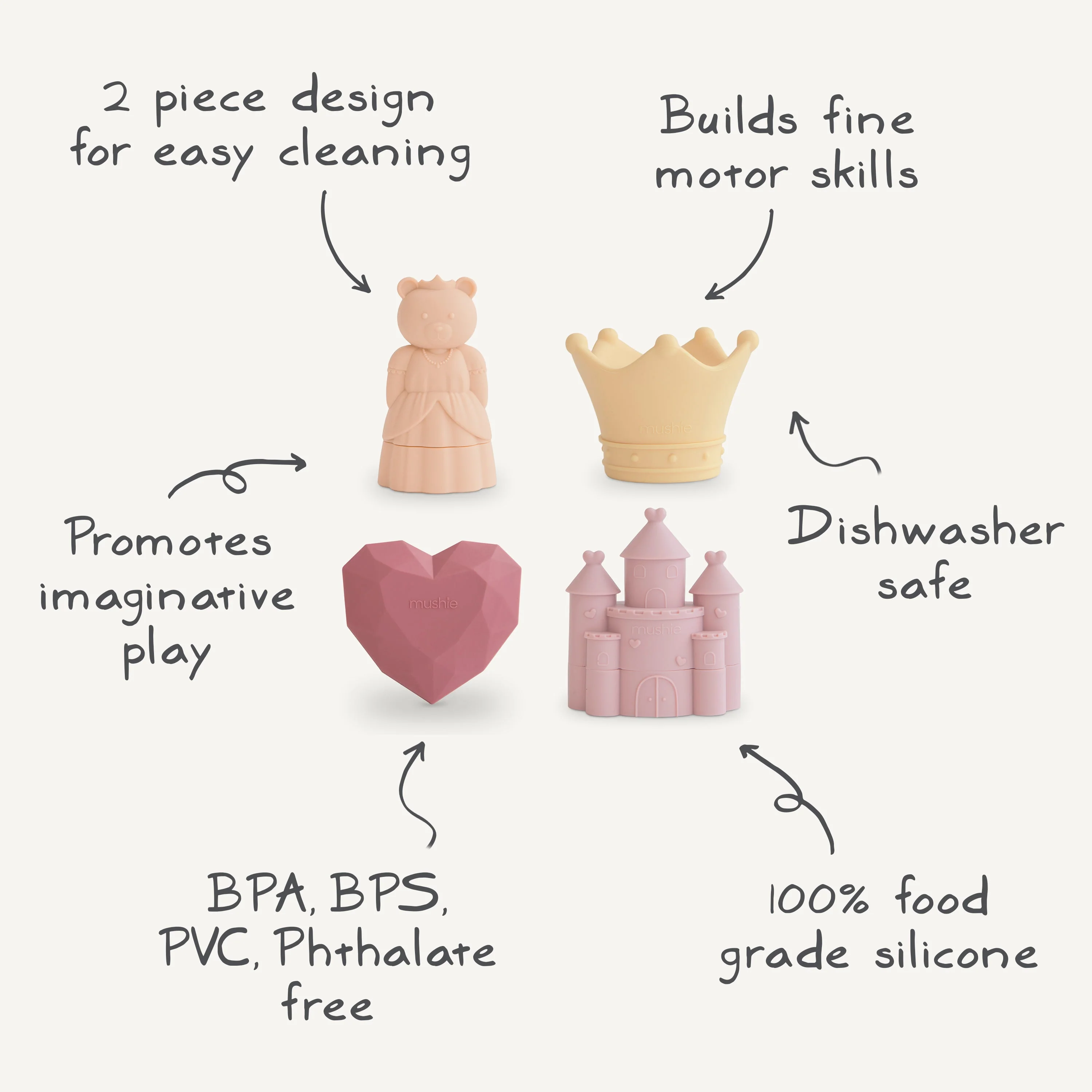 Mushie Mold Free Bath Play Set - Image 11