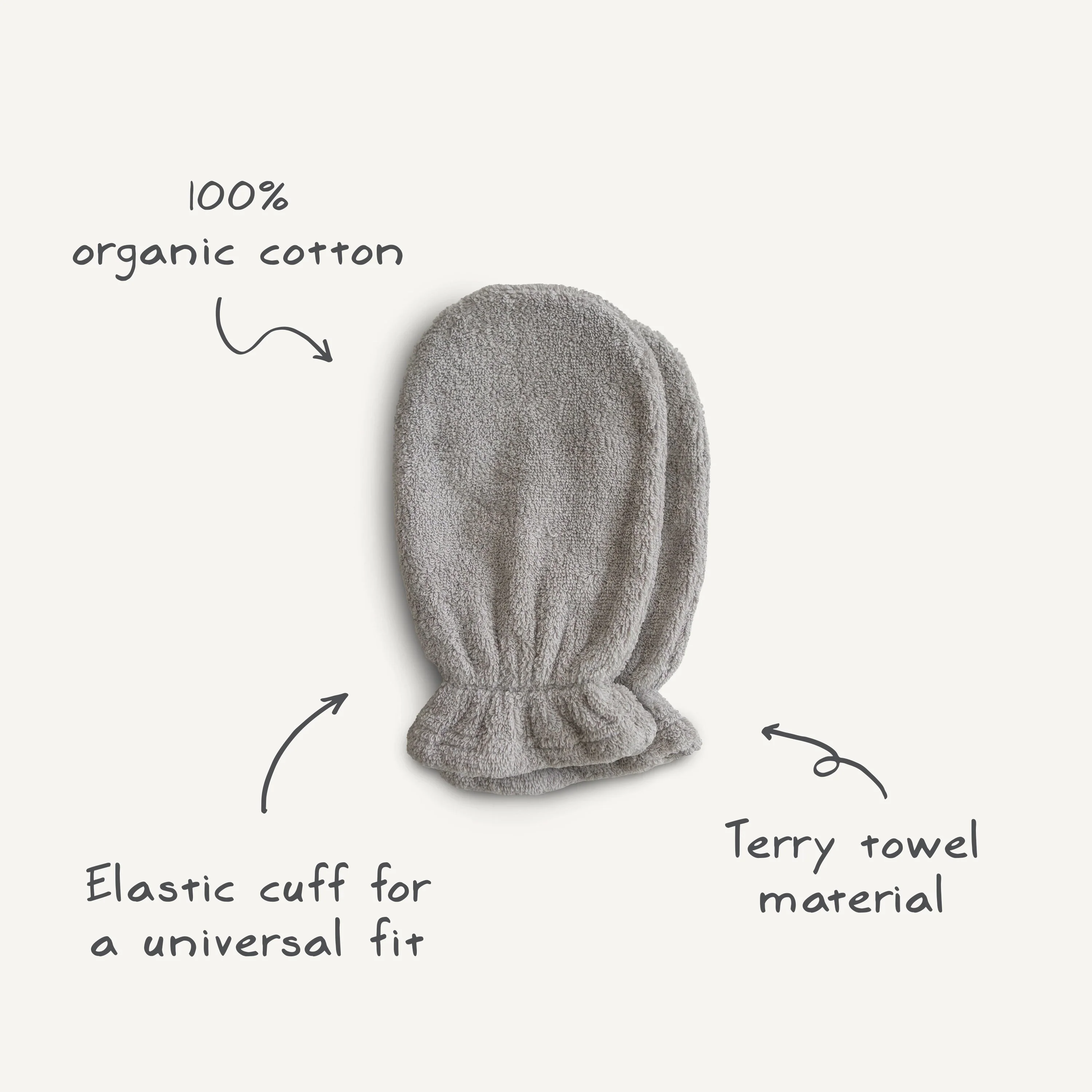 Mushie Organic Cotton Bath Mitt - Image 10