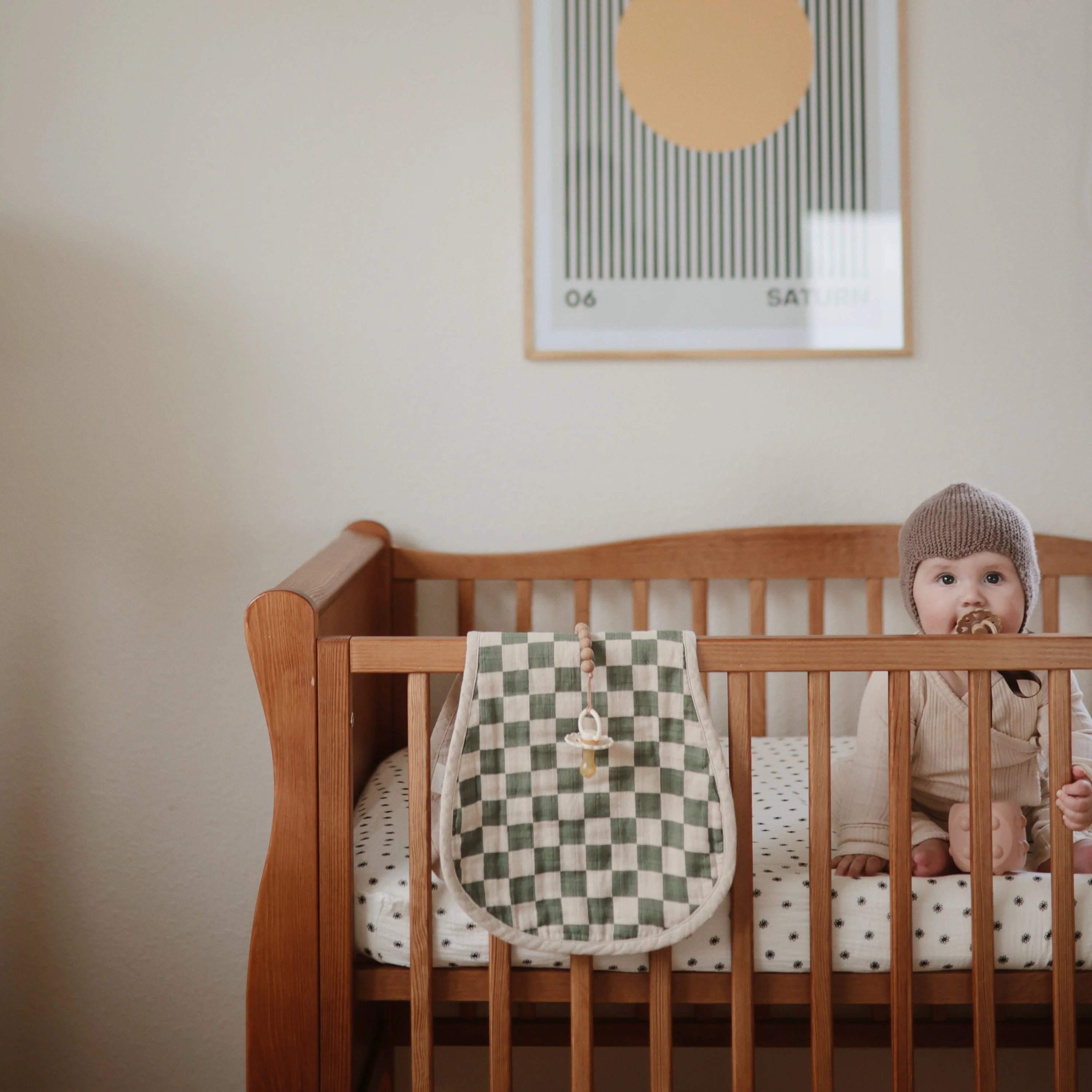 Mushie Organic Cotton Muslin Burp Cloth 2-Pack - Image 17