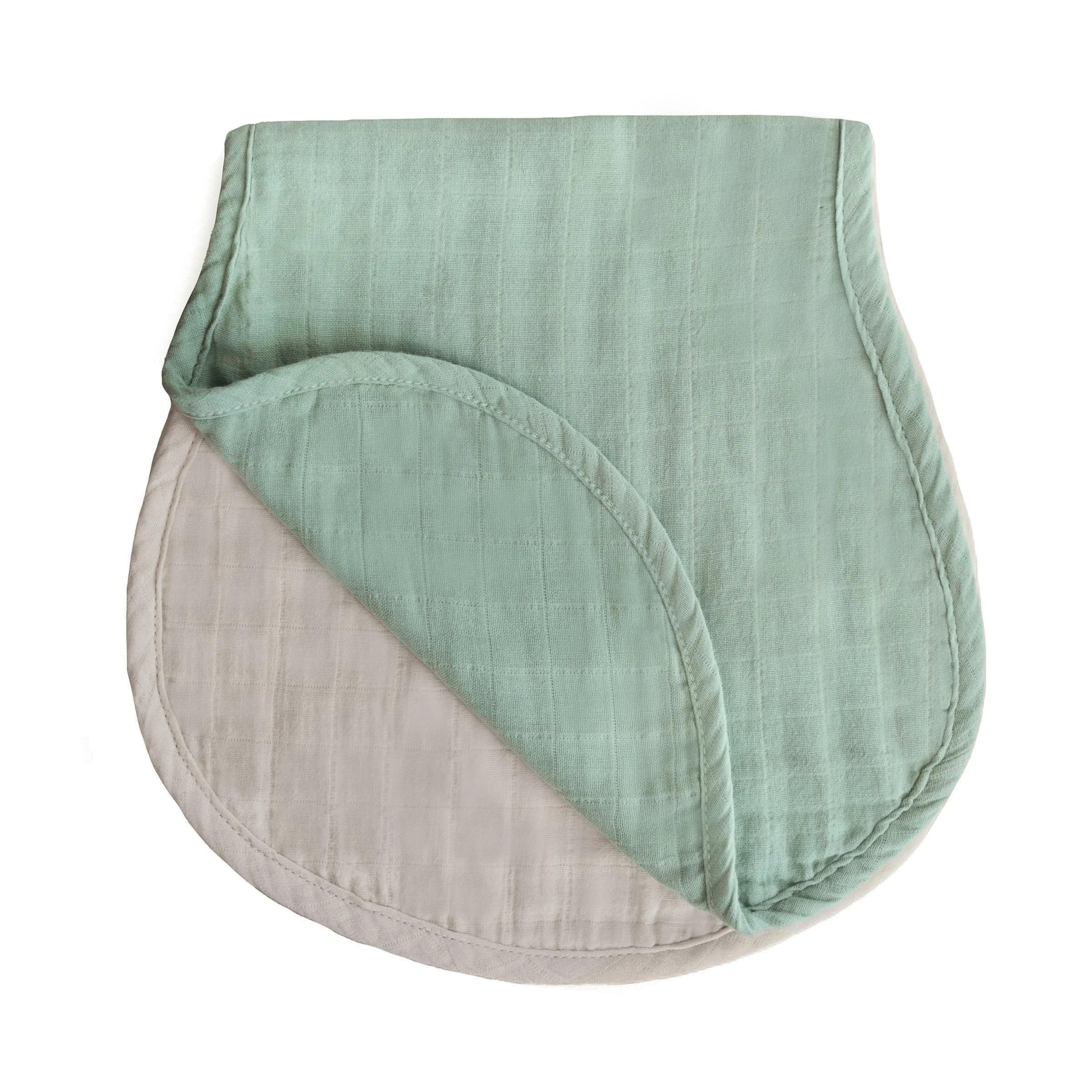 Mushie Organic Cotton Muslin Burp Cloth 2-Pack - Image 4