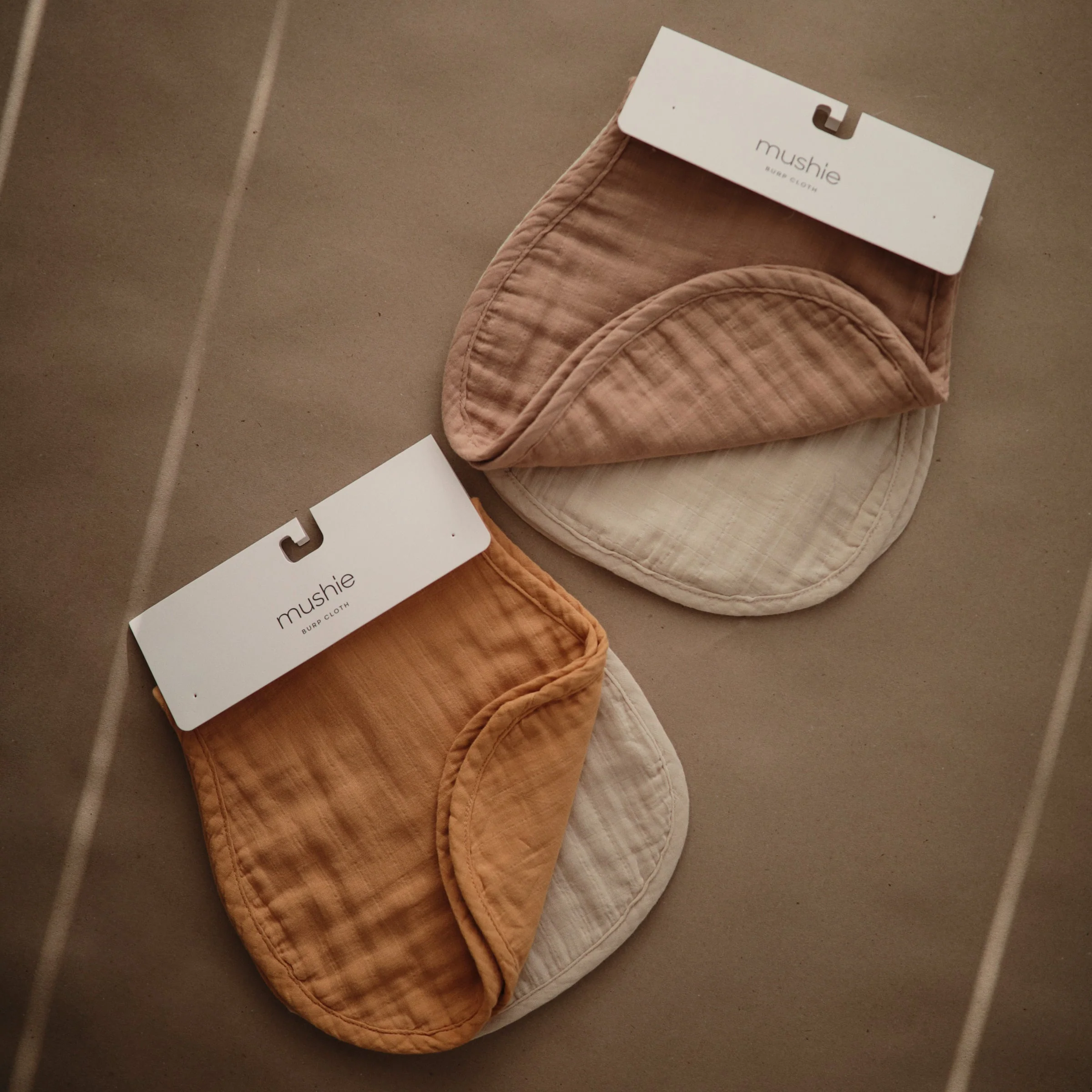 Mushie Organic Cotton Muslin Burp Cloth 2-Pack - Image 41