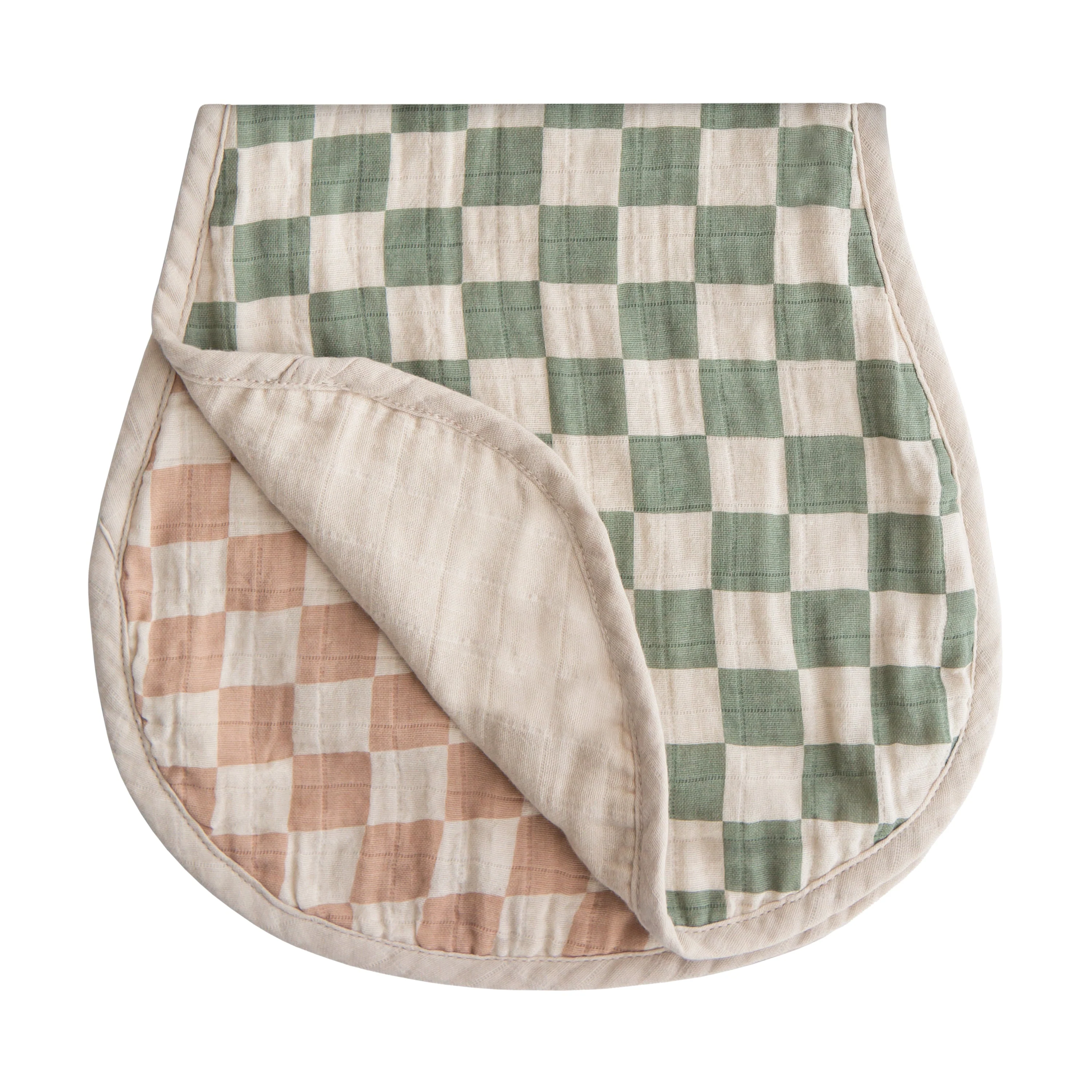 Mushie Organic Cotton Muslin Burp Cloth 2-Pack - Image 6