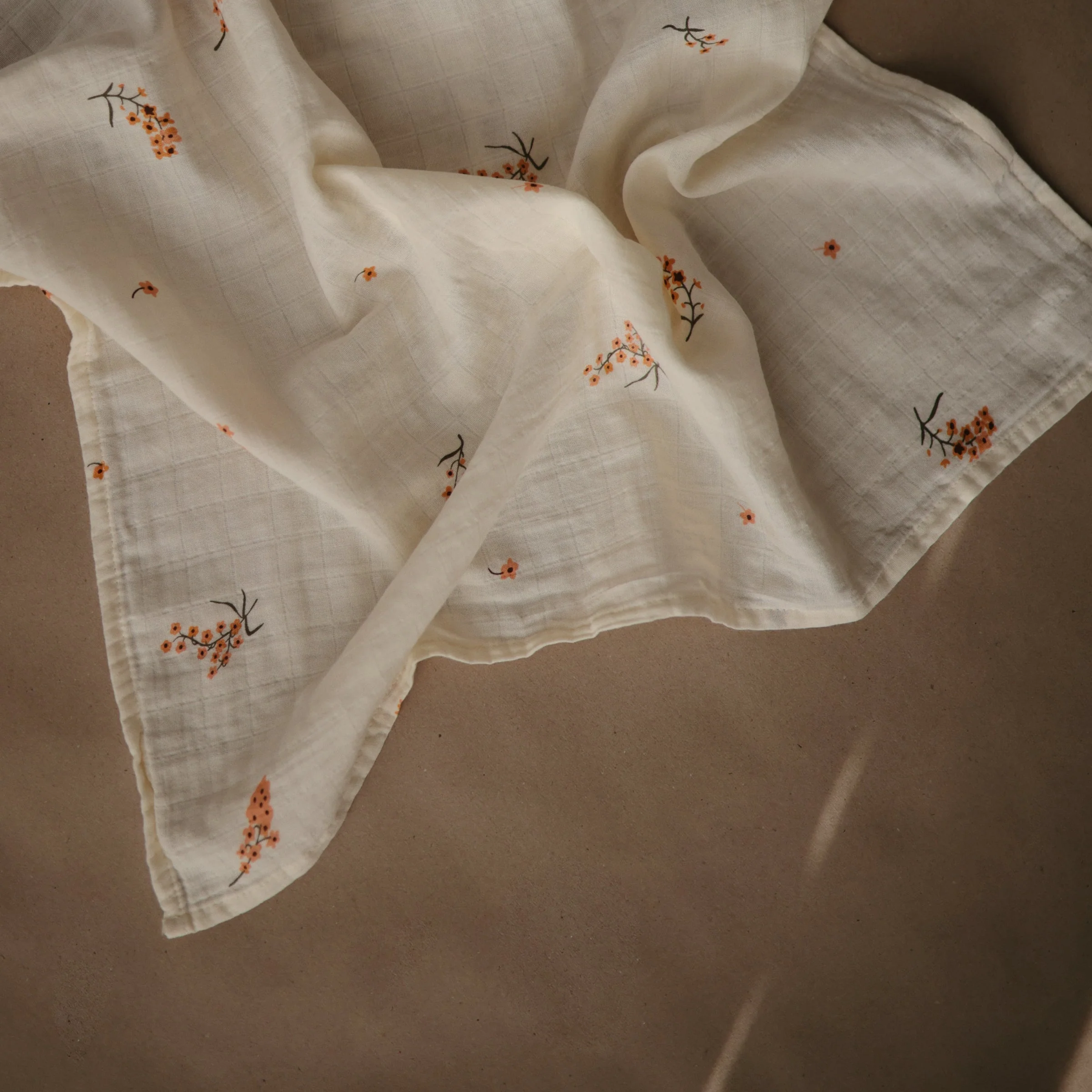 Mushie Organic Cotton Muslin Cloths 3-Pack - Image 12