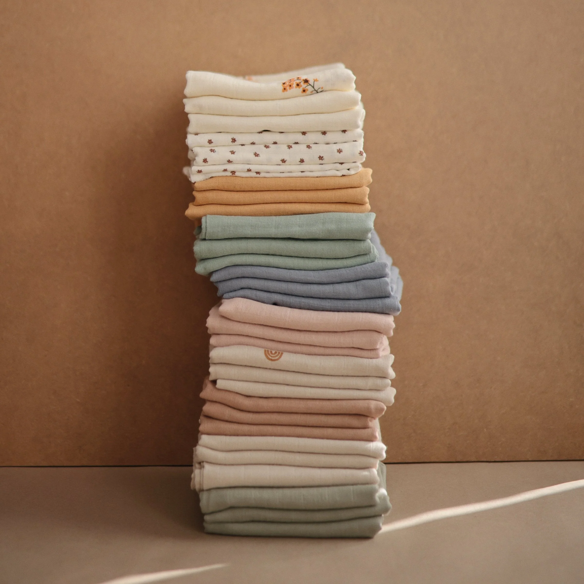 Mushie Organic Cotton Muslin Cloths 3-Pack - Image 43