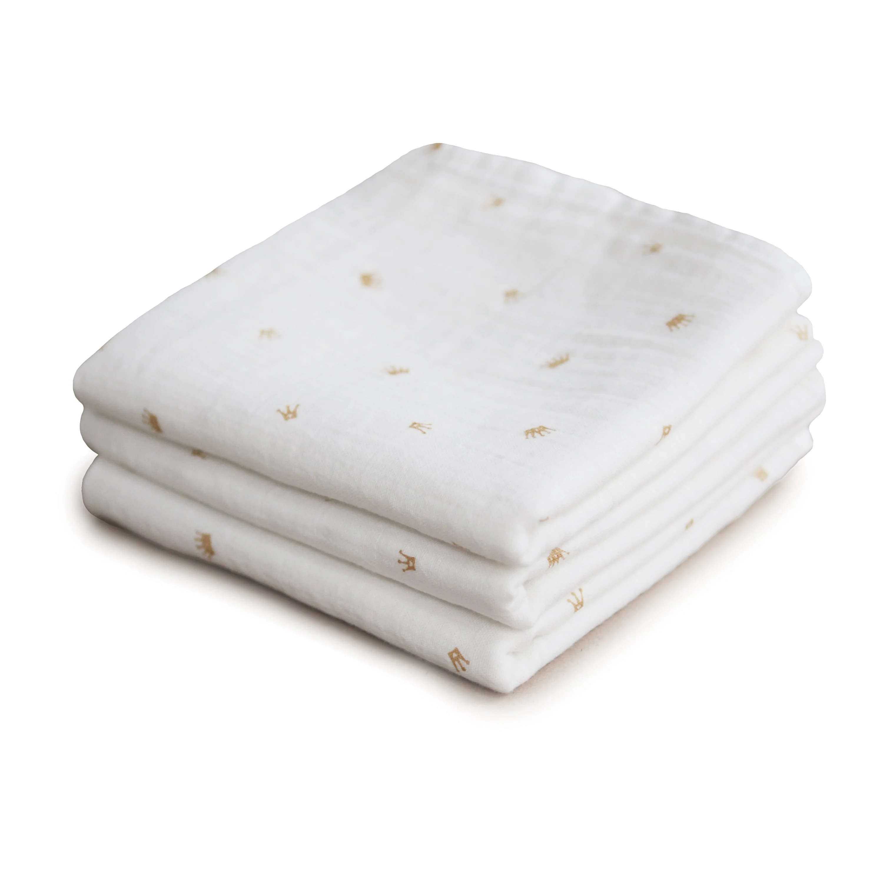 Mushie Organic Cotton Muslin Cloths 3-Pack - Image 5