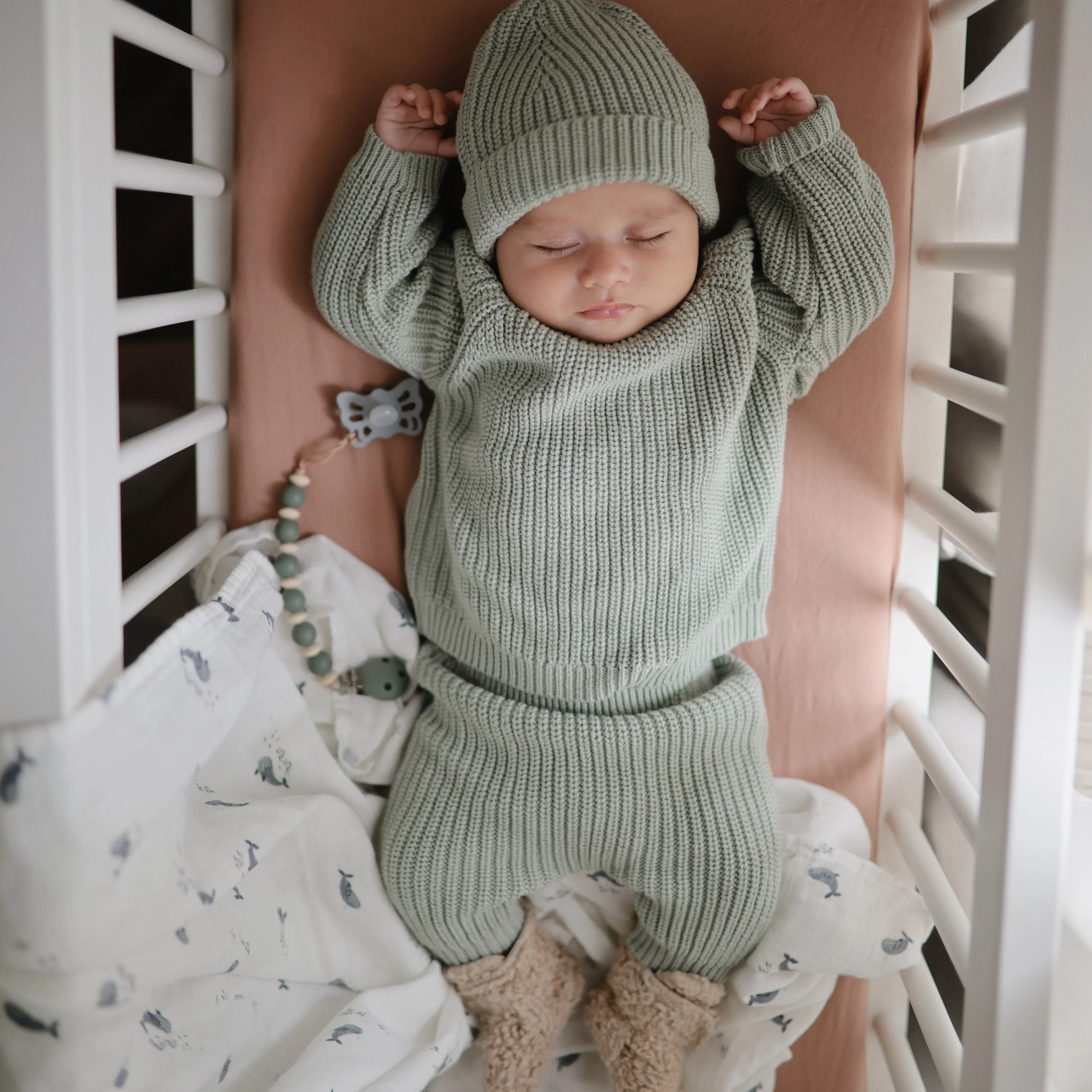 Mushie Organic Cotton Muslin Swaddle Blanket - Image 103