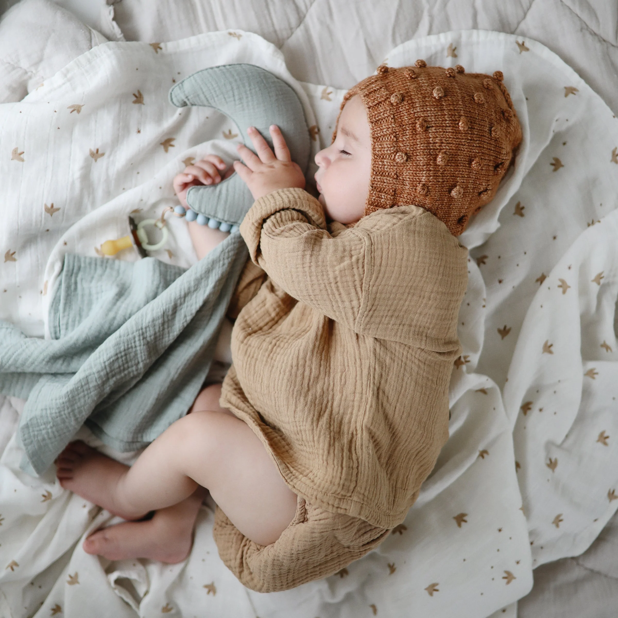 Mushie Organic Cotton Muslin Swaddle Blanket - Image 105