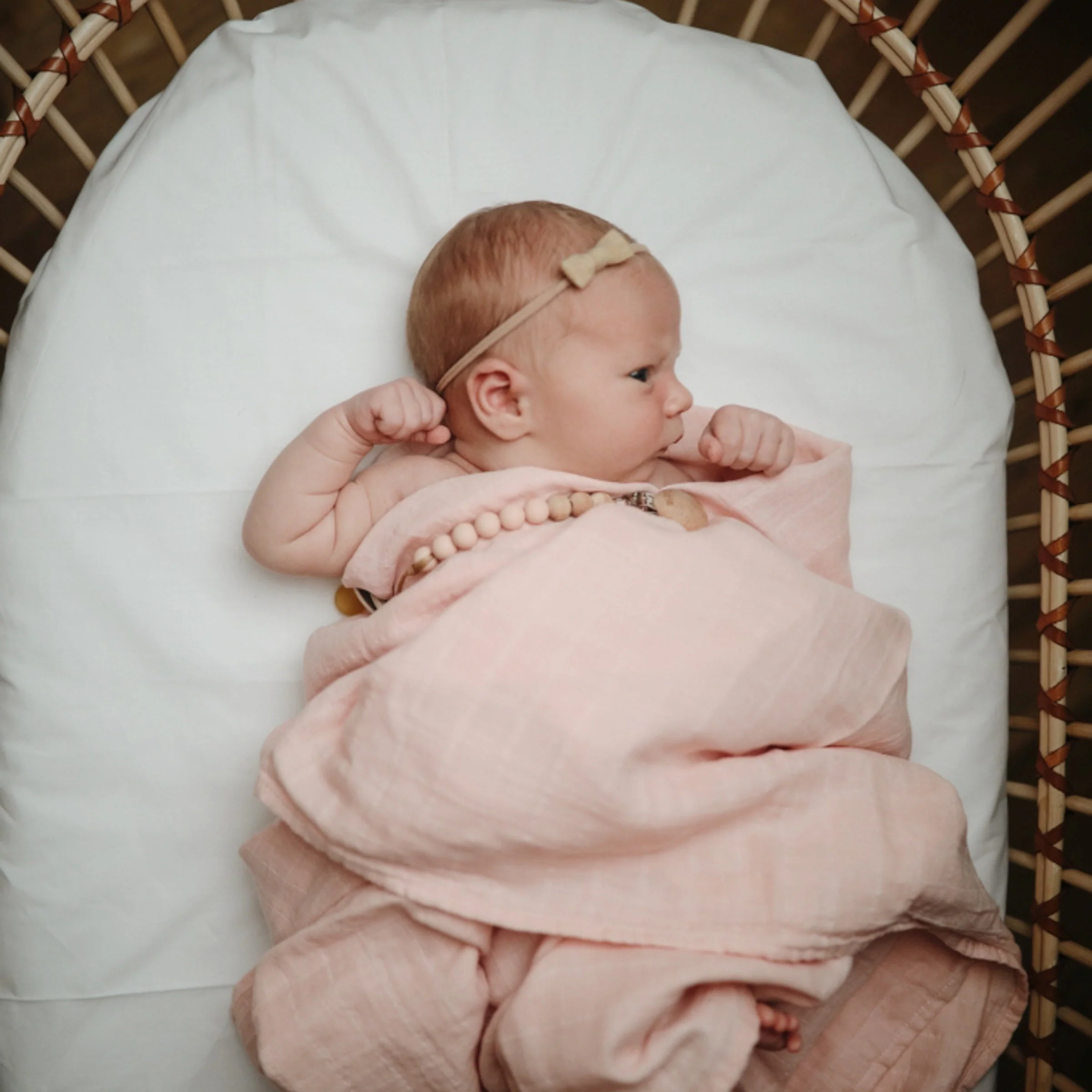 Mushie Organic Cotton Muslin Swaddle Blanket - Image 118