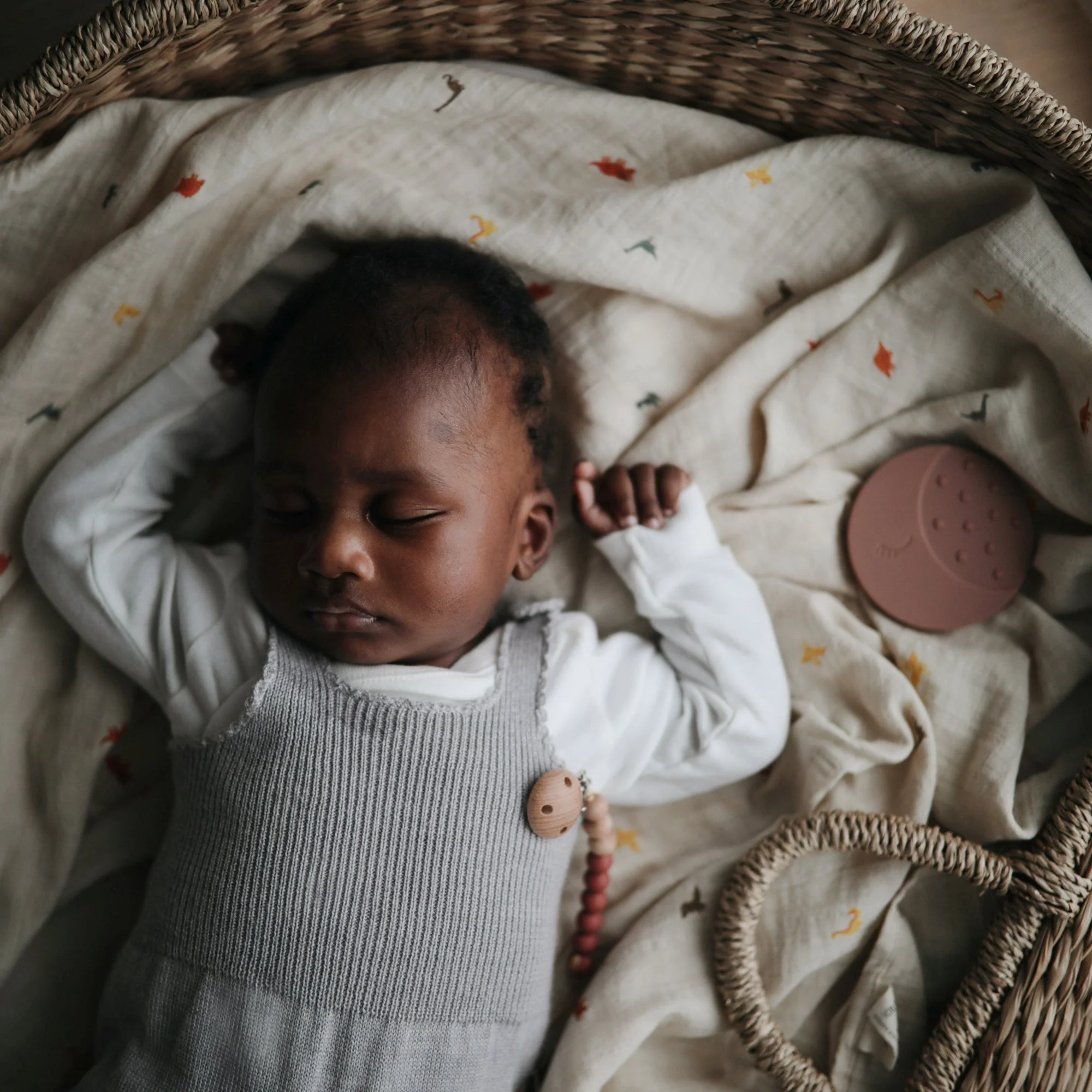 Mushie Organic Cotton Muslin Swaddle Blanket - Image 122