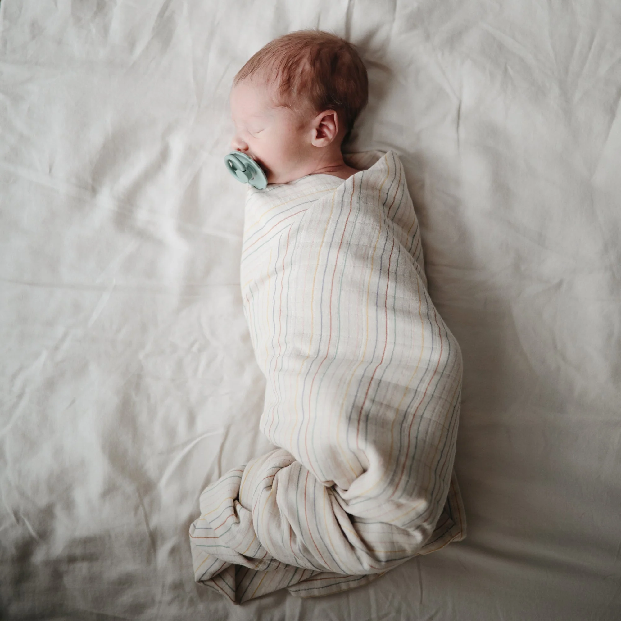 Mushie Organic Cotton Muslin Swaddle Blanket - Image 123