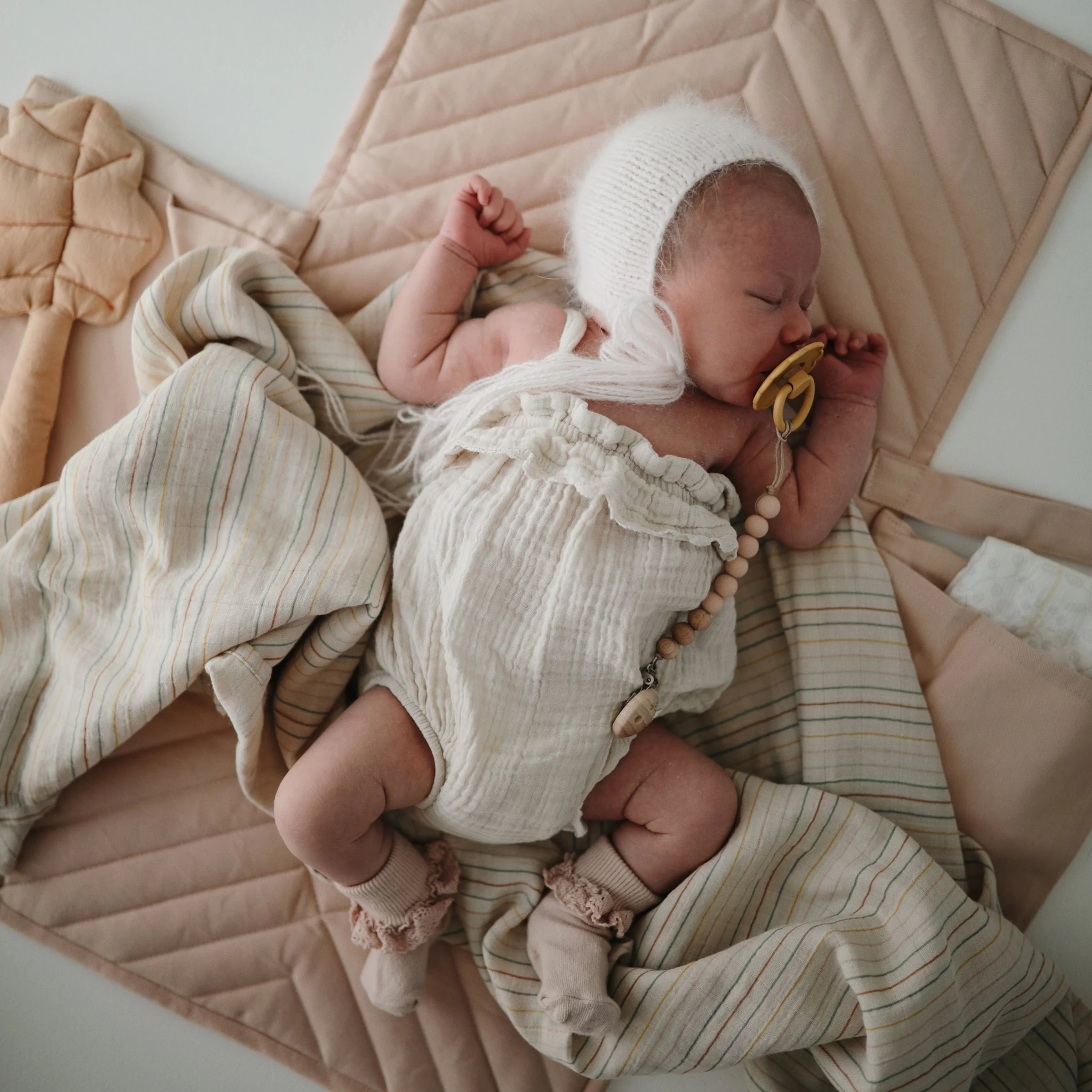 Mushie Organic Cotton Muslin Swaddle Blanket - Image 130