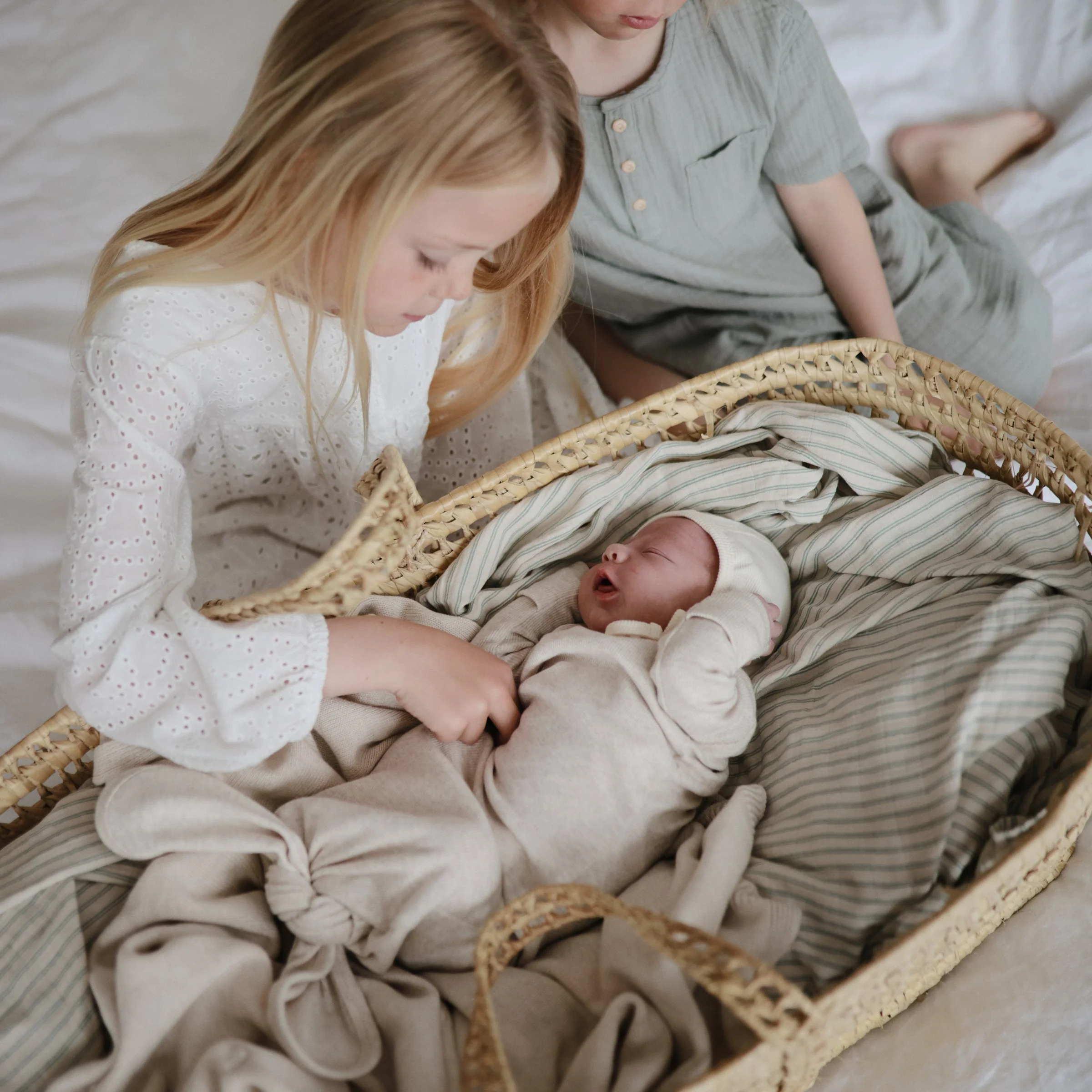Mushie Organic Cotton Muslin Swaddle Blanket - Image 136