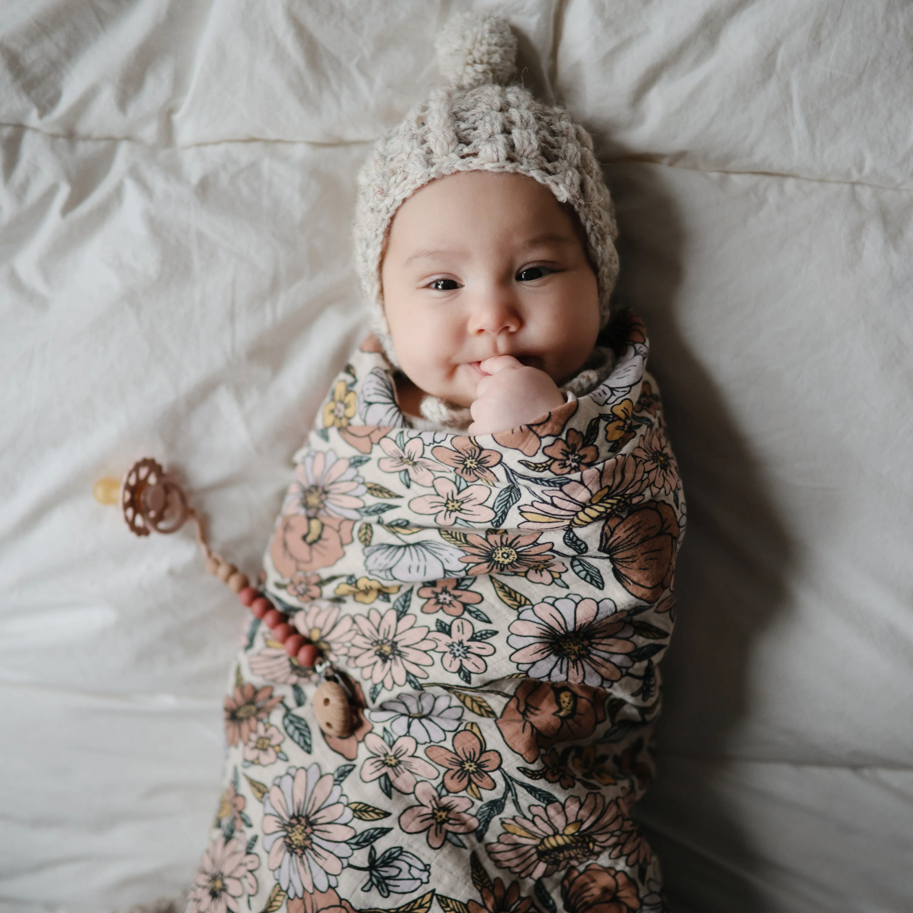 Mushie Organic Cotton Muslin Swaddle Blanket - Image 144