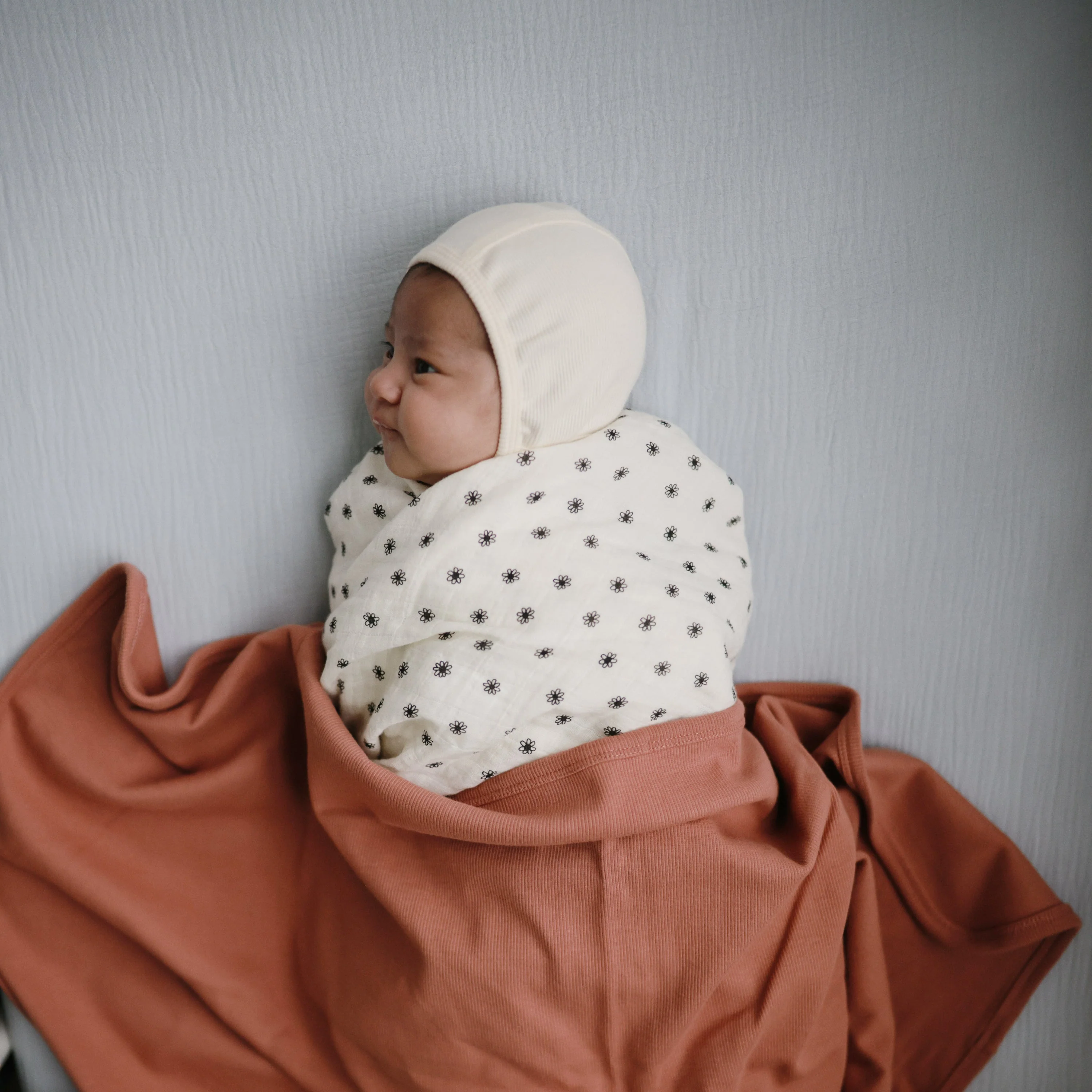 Mushie Organic Cotton Muslin Swaddle Blanket - Image 148