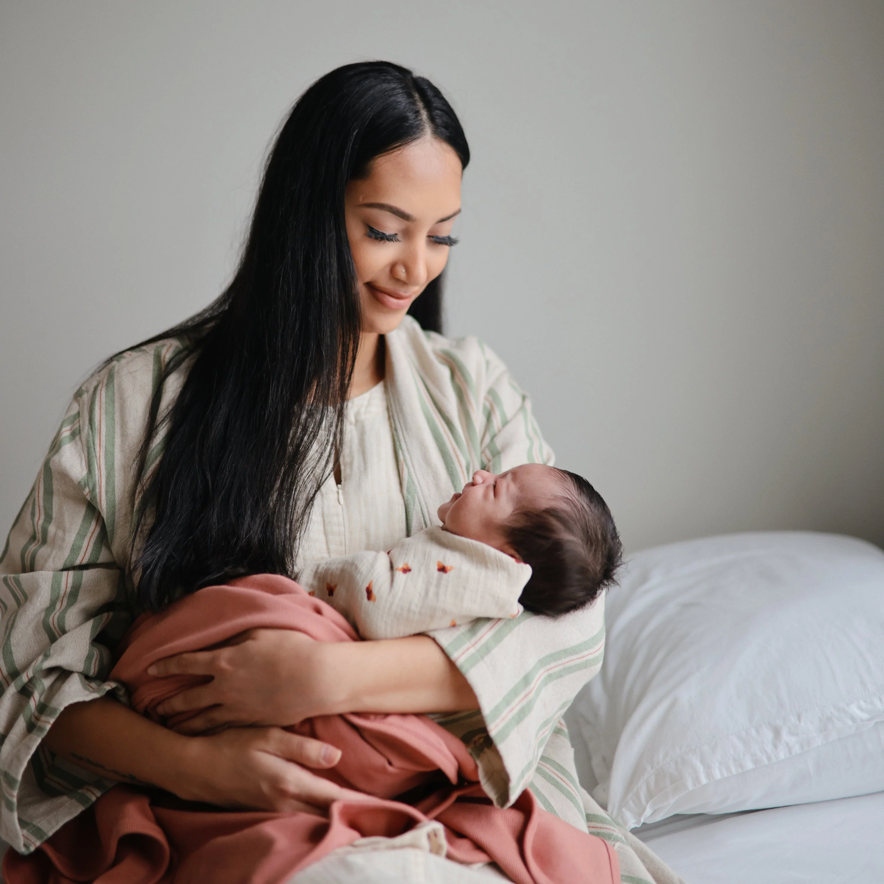 Mushie Organic Cotton Muslin Swaddle Blanket - Image 149