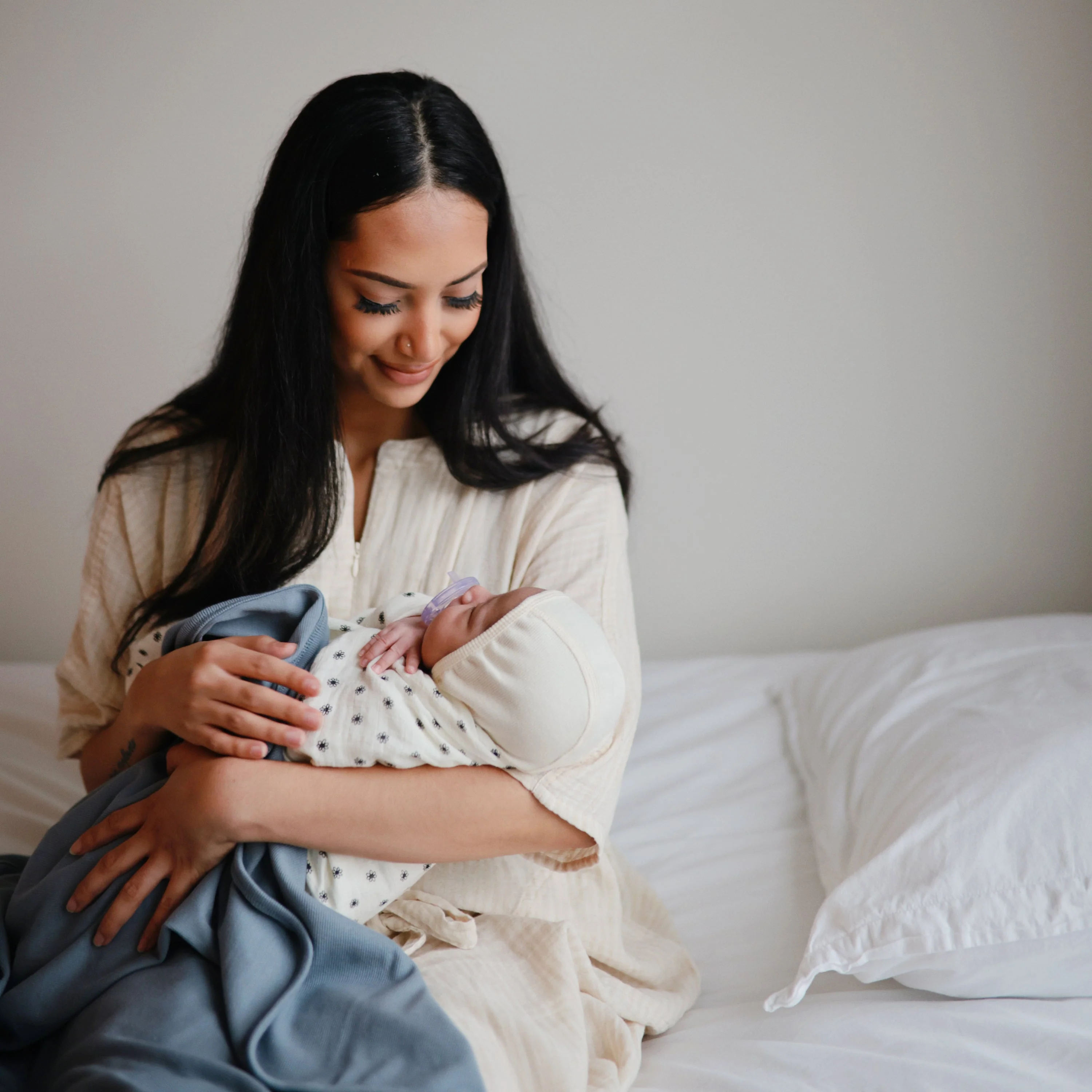 Mushie Organic Cotton Muslin Swaddle Blanket - Image 150