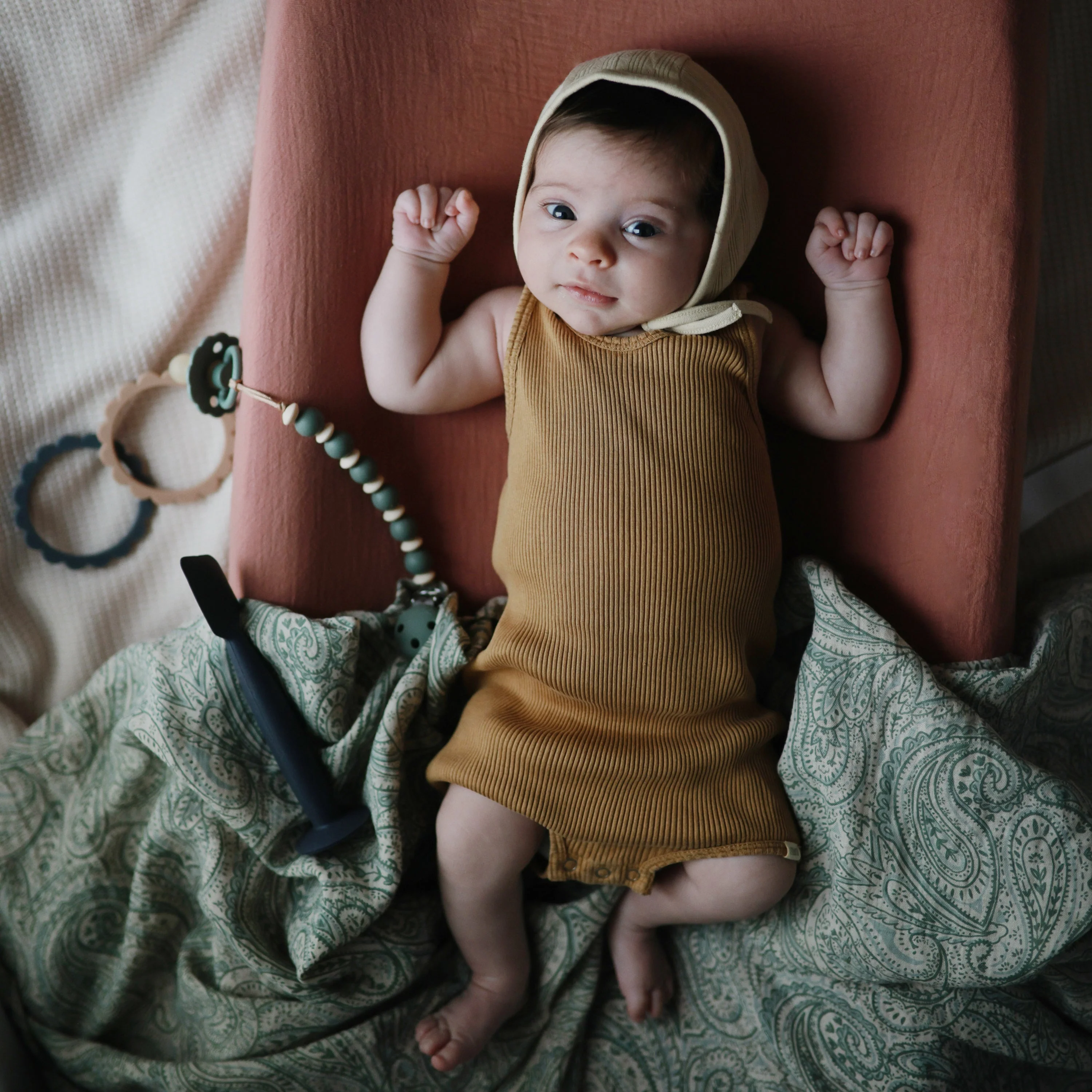 Mushie Organic Cotton Muslin Swaddle Blanket - Image 152