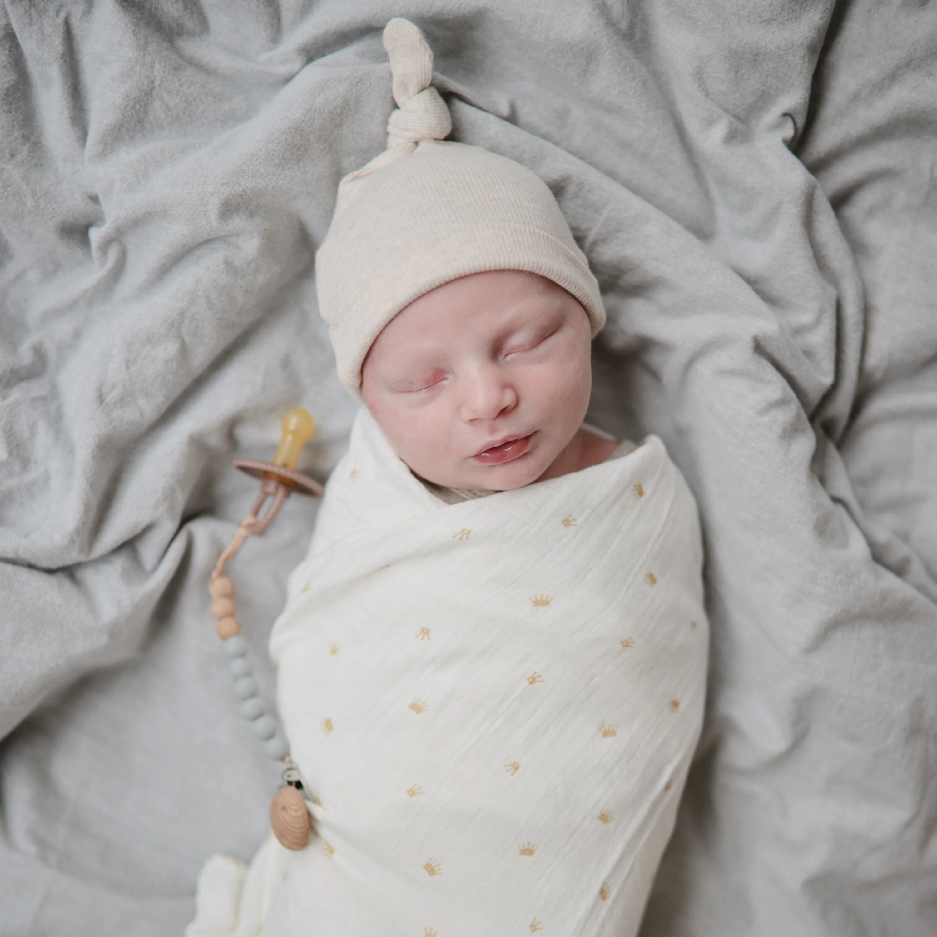 Mushie Organic Cotton Muslin Swaddle Blanket - Image 155