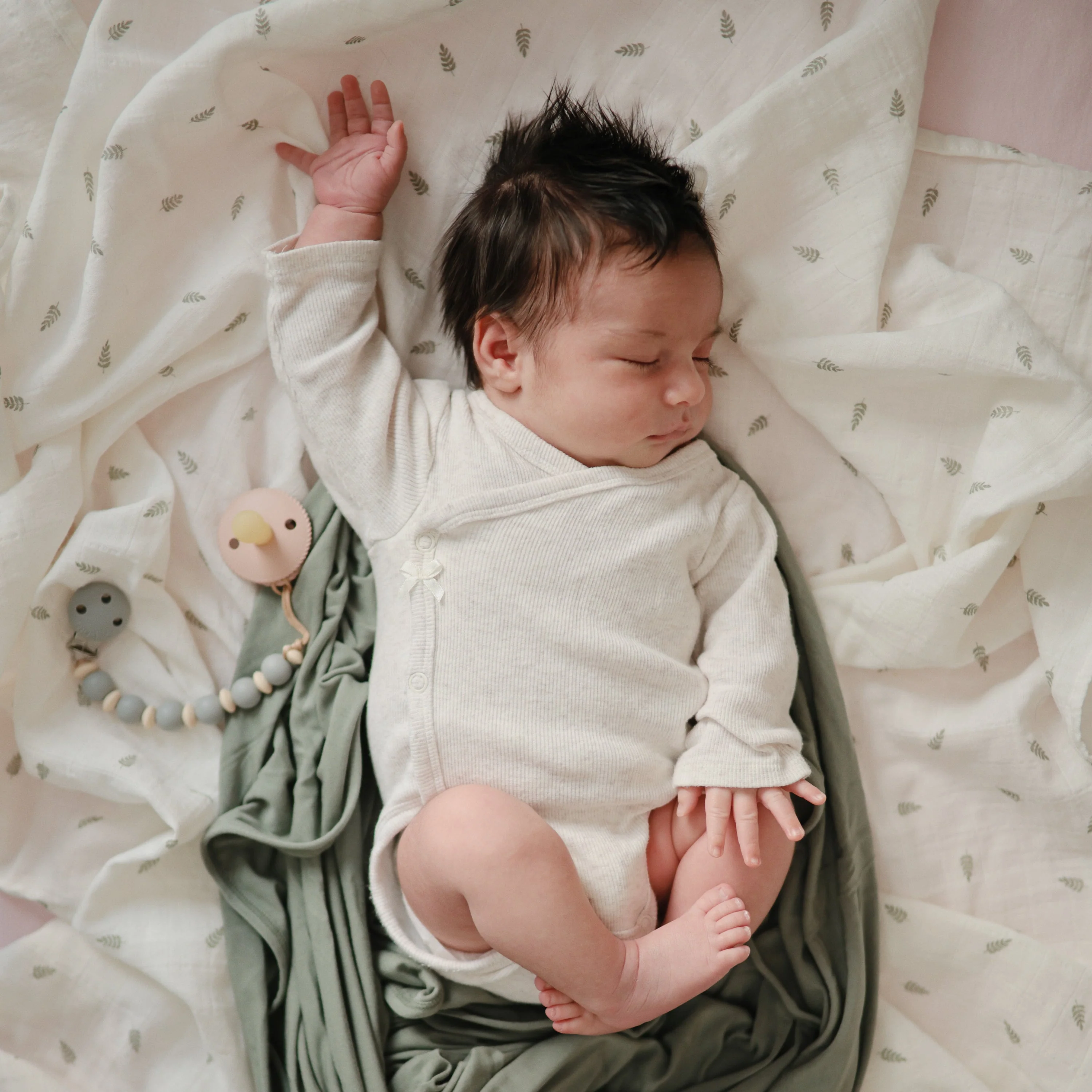 Mushie Organic Cotton Muslin Swaddle Blanket - Image 156