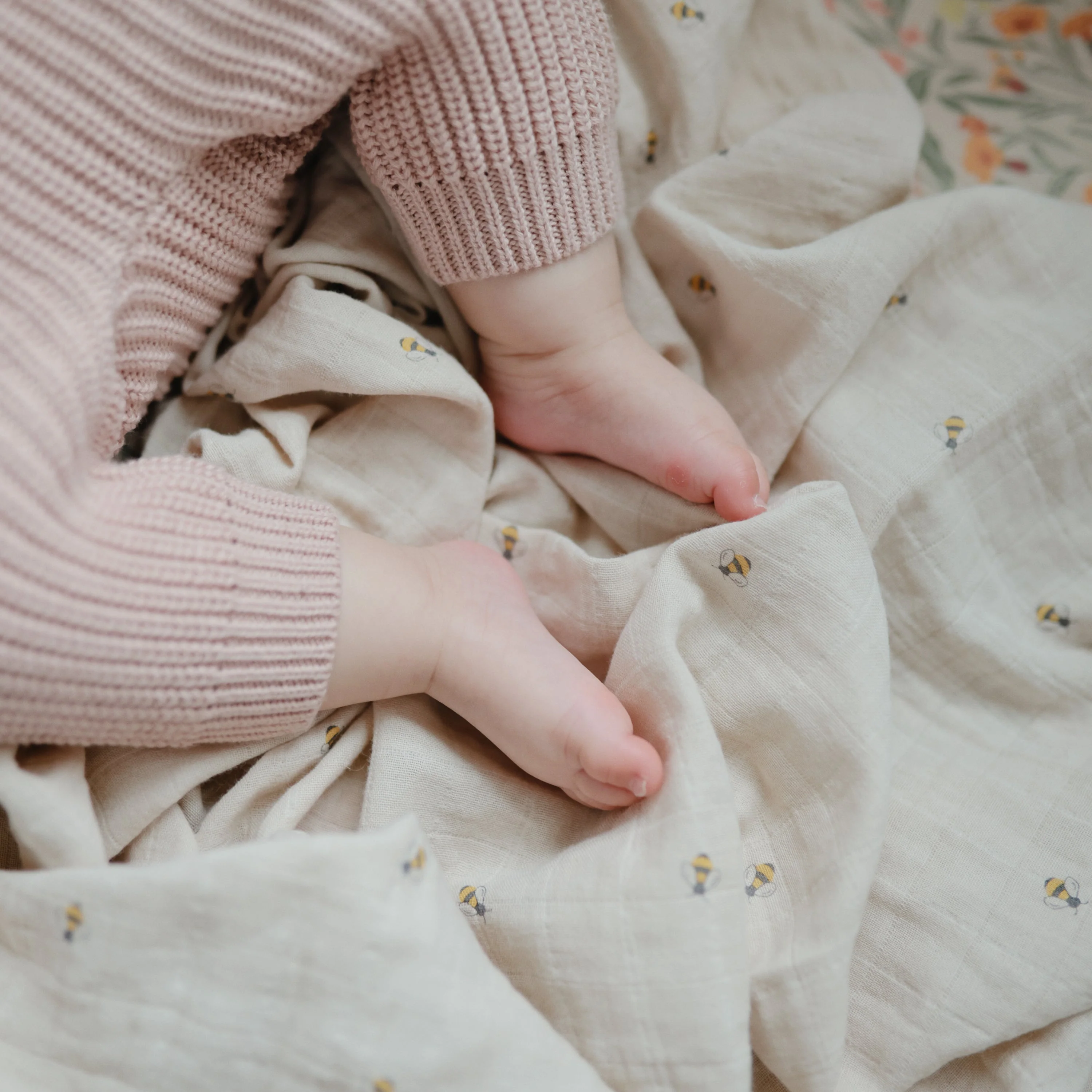 Mushie Organic Cotton Muslin Swaddle Blanket - Image 159
