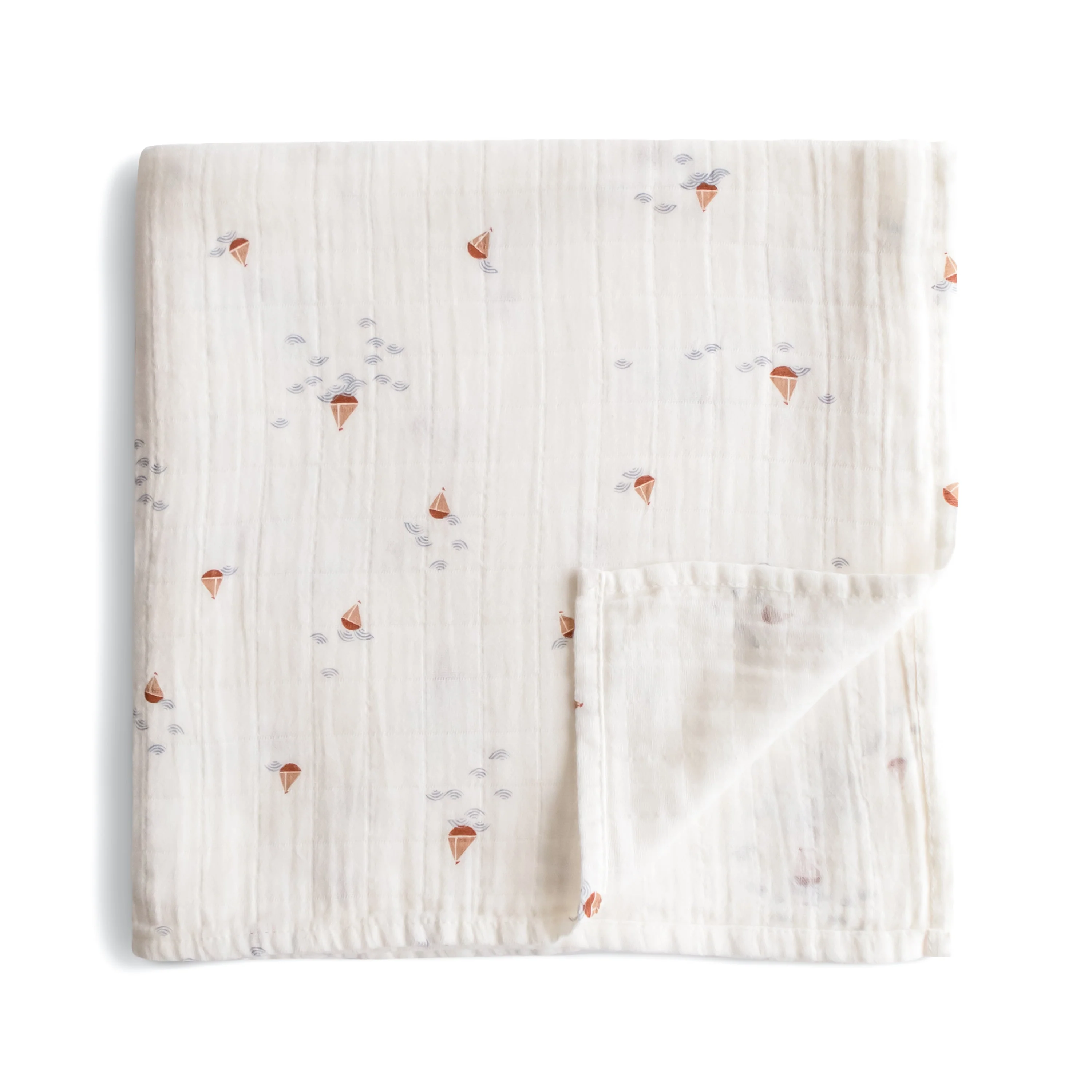 Mushie Organic Cotton Muslin Swaddle Blanket - Image 16