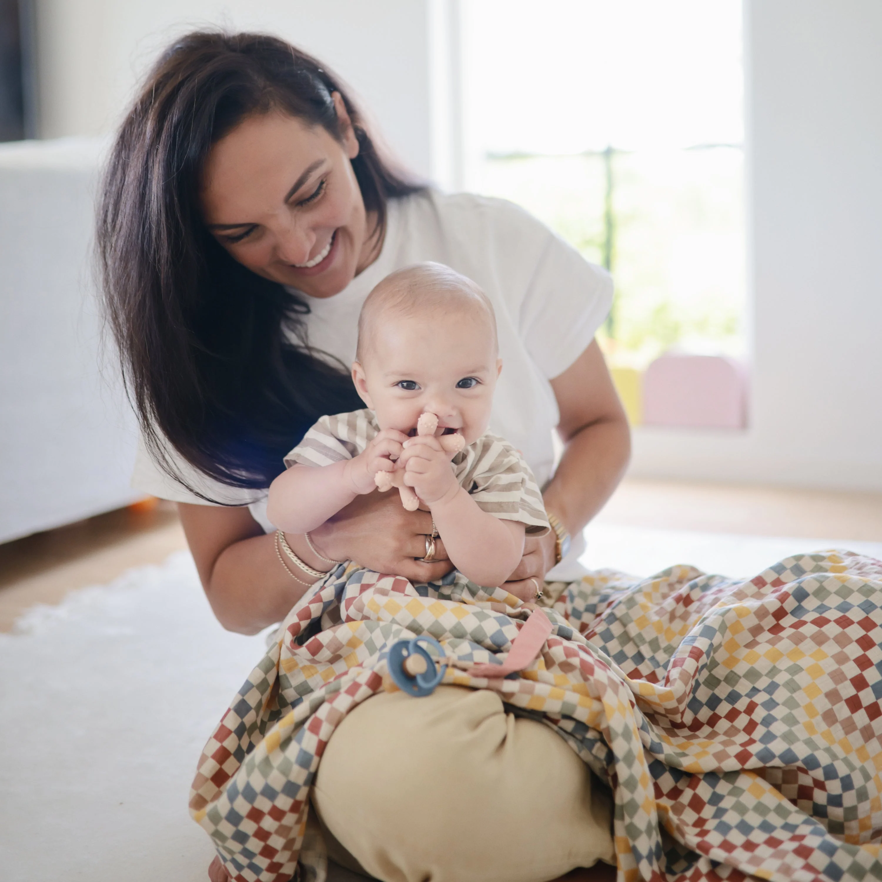 Mushie Organic Cotton Muslin Swaddle Blanket - Image 164