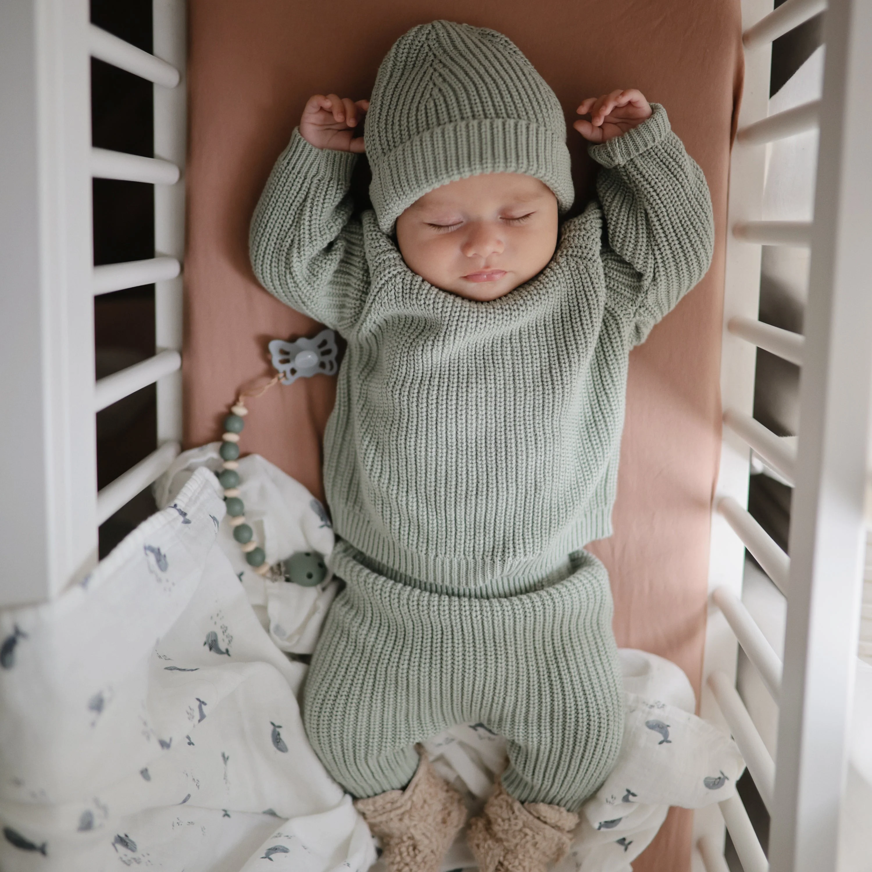 Mushie Organic Cotton Muslin Swaddle Blanket - Image 168