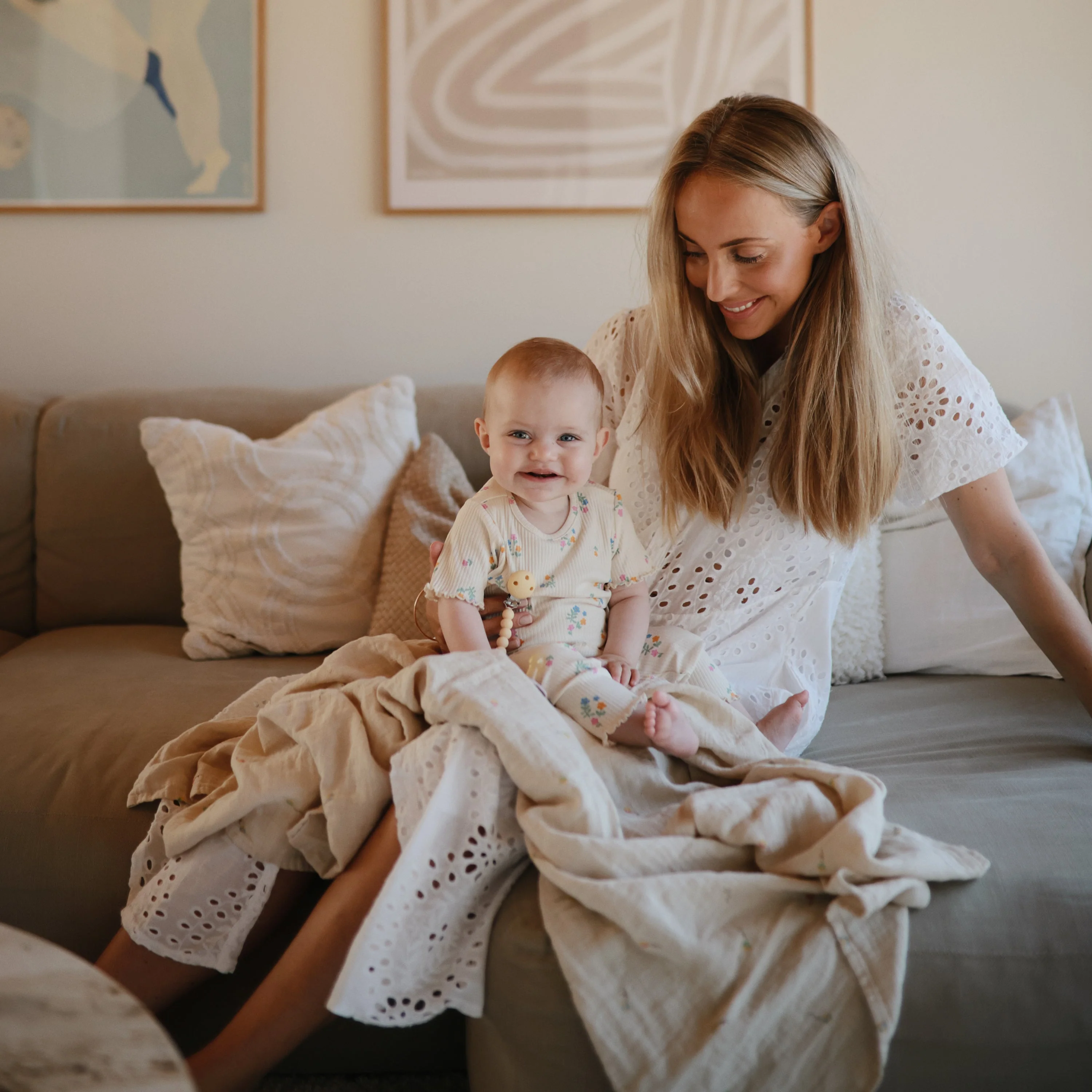 Mushie Organic Cotton Muslin Swaddle Blanket - Image 173