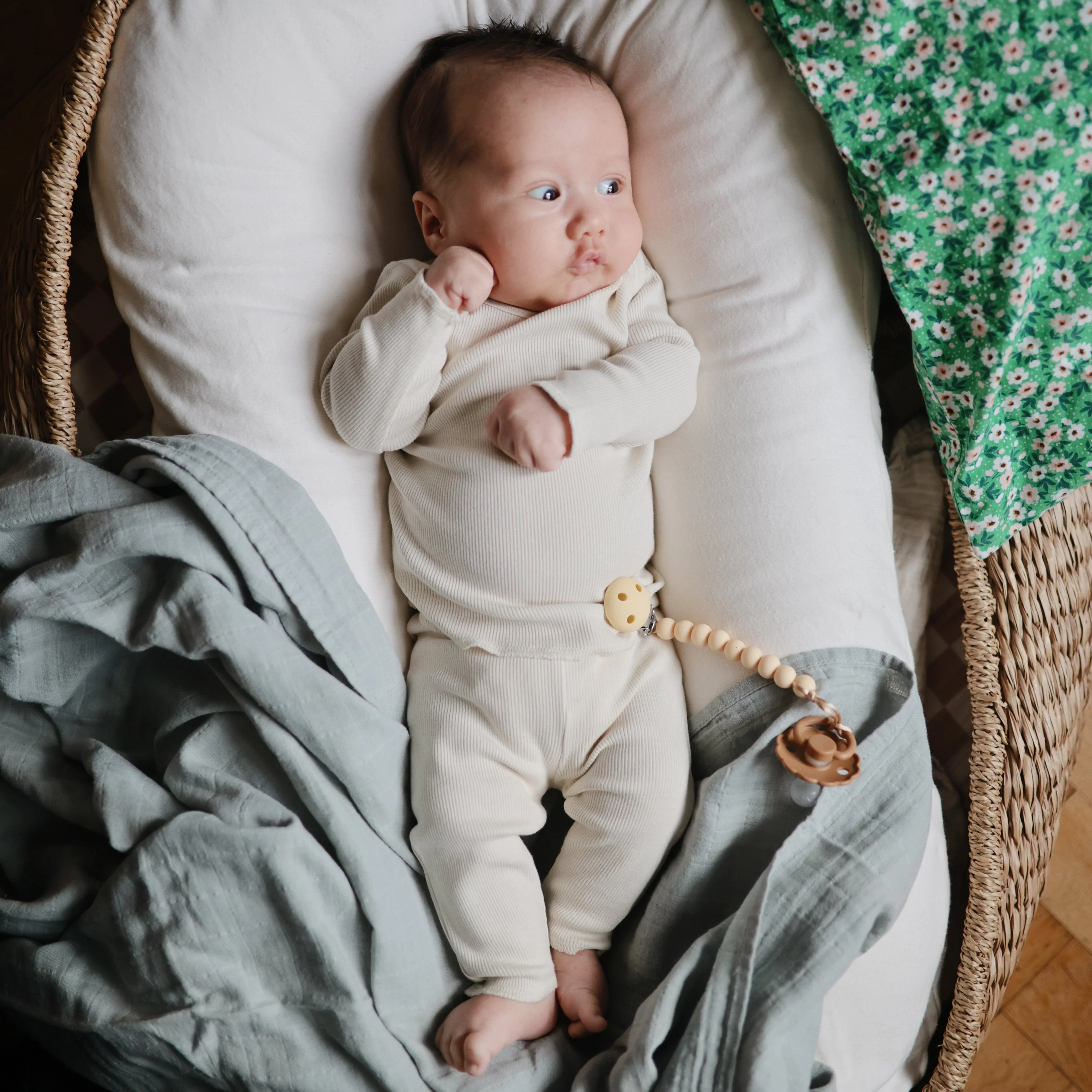 Mushie Organic Cotton Muslin Swaddle Blanket - Image 178