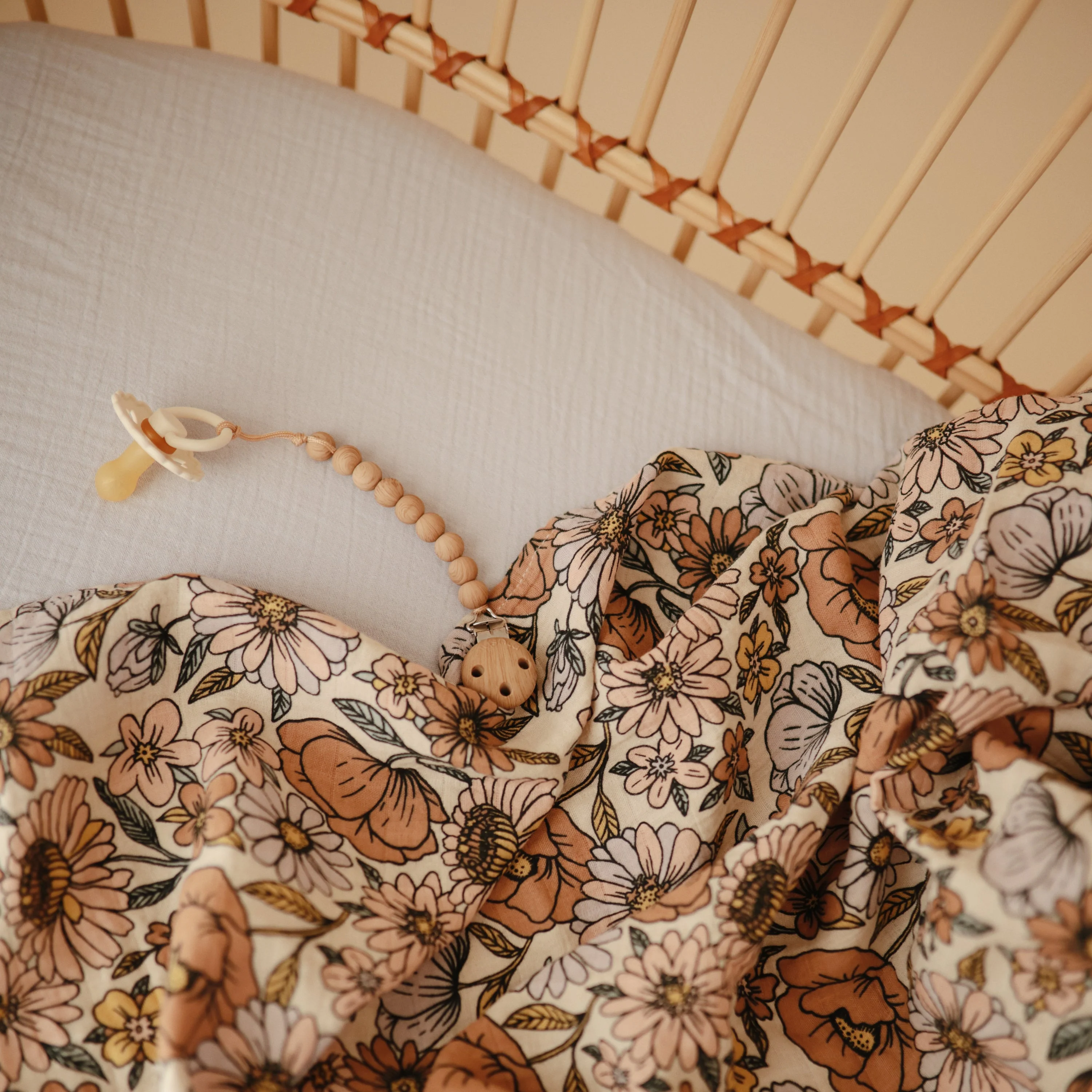 Mushie Organic Cotton Muslin Swaddle Blanket - Image 197